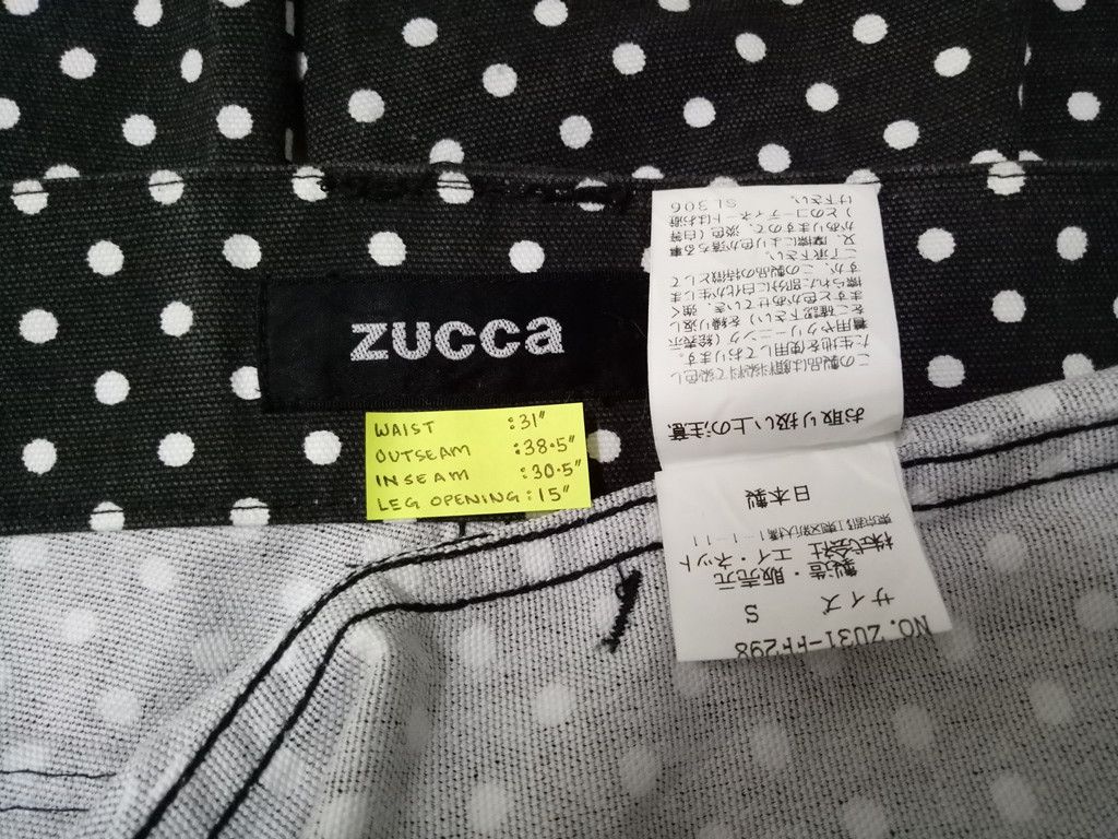 CABANE de ZUCCa 🔥🔥🔥Cabane De Zucca Polkadot Punk Rock Fashion Pants Rare Size US 31 - 14 Thumbnail