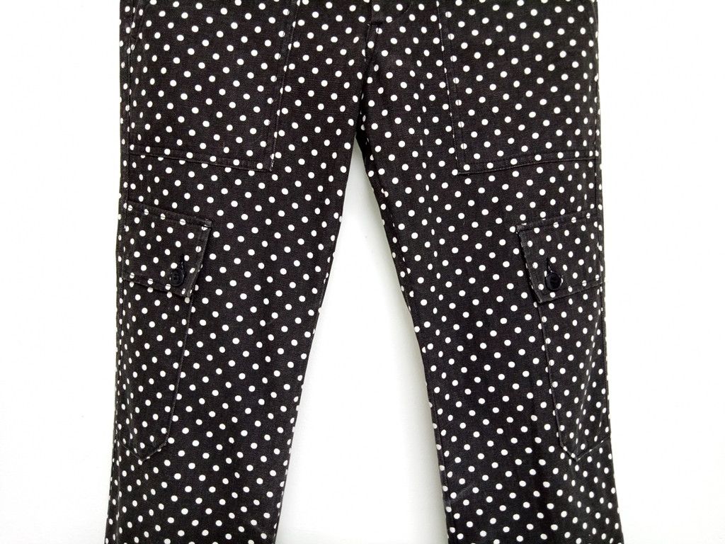 CABANE de ZUCCa 🔥🔥🔥Cabane De Zucca Polkadot Punk Rock Fashion Pants Rare Size US 31 - 5 Thumbnail