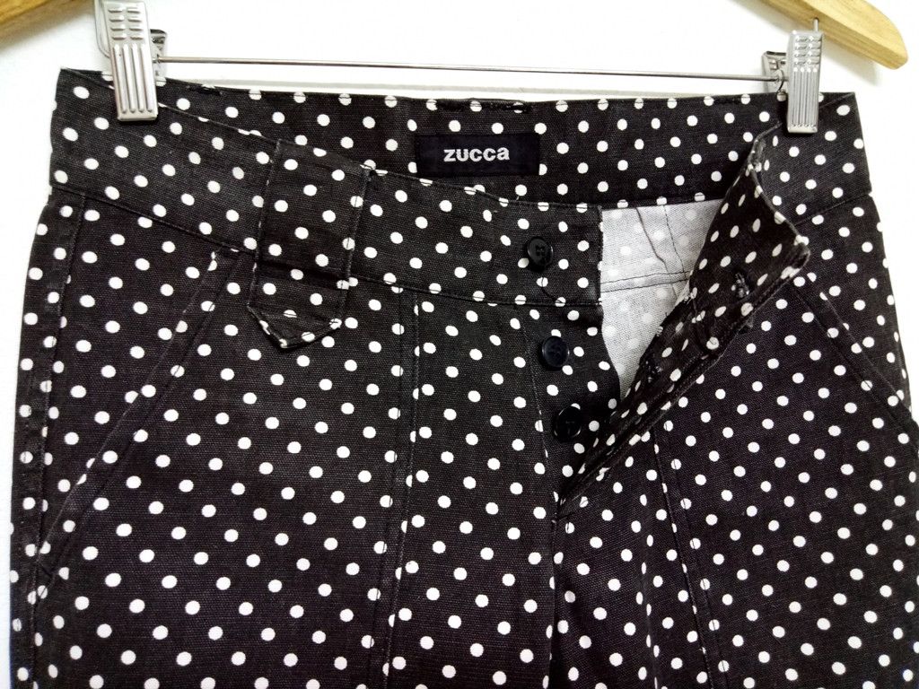 CABANE de ZUCCa 🔥🔥🔥Cabane De Zucca Polkadot Punk Rock Fashion Pants Rare Size US 31 - 4 Thumbnail