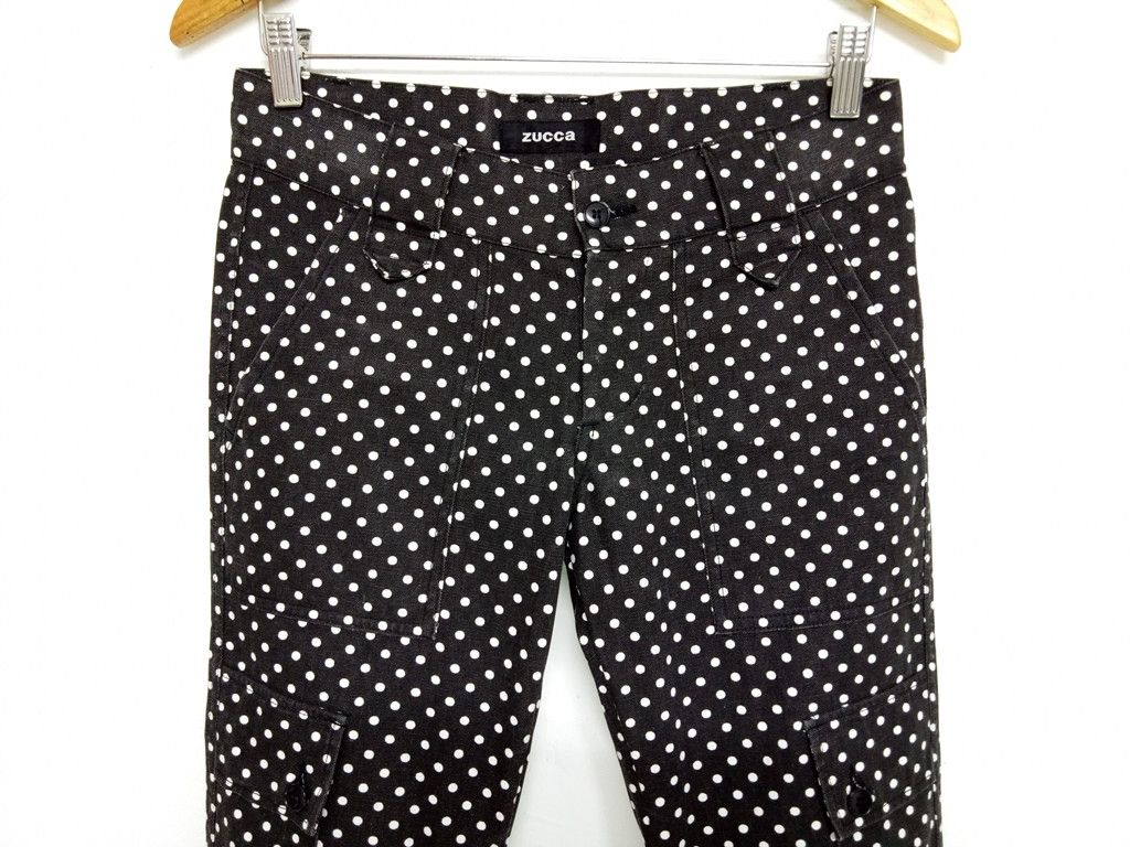 CABANE de ZUCCa 🔥🔥🔥Cabane De Zucca Polkadot Punk Rock Fashion Pants Rare Size US 31 - 3 Thumbnail