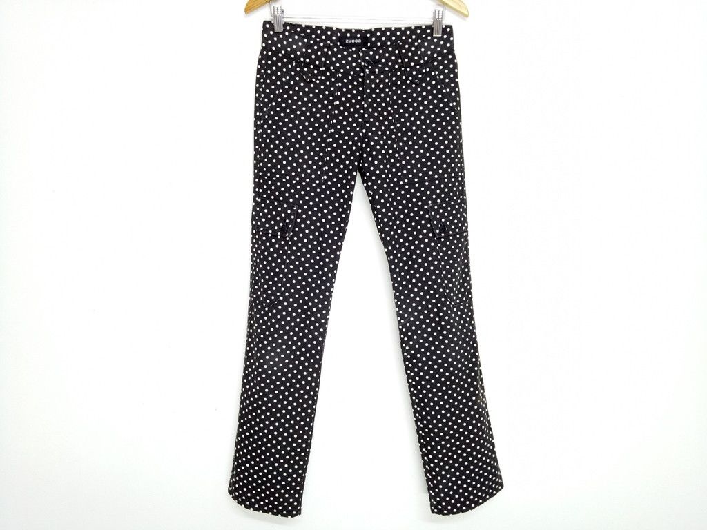 CABANE de ZUCCa 🔥🔥🔥Cabane De Zucca Polkadot Punk Rock Fashion Pants Rare Size US 31 - 2 Thumbnail