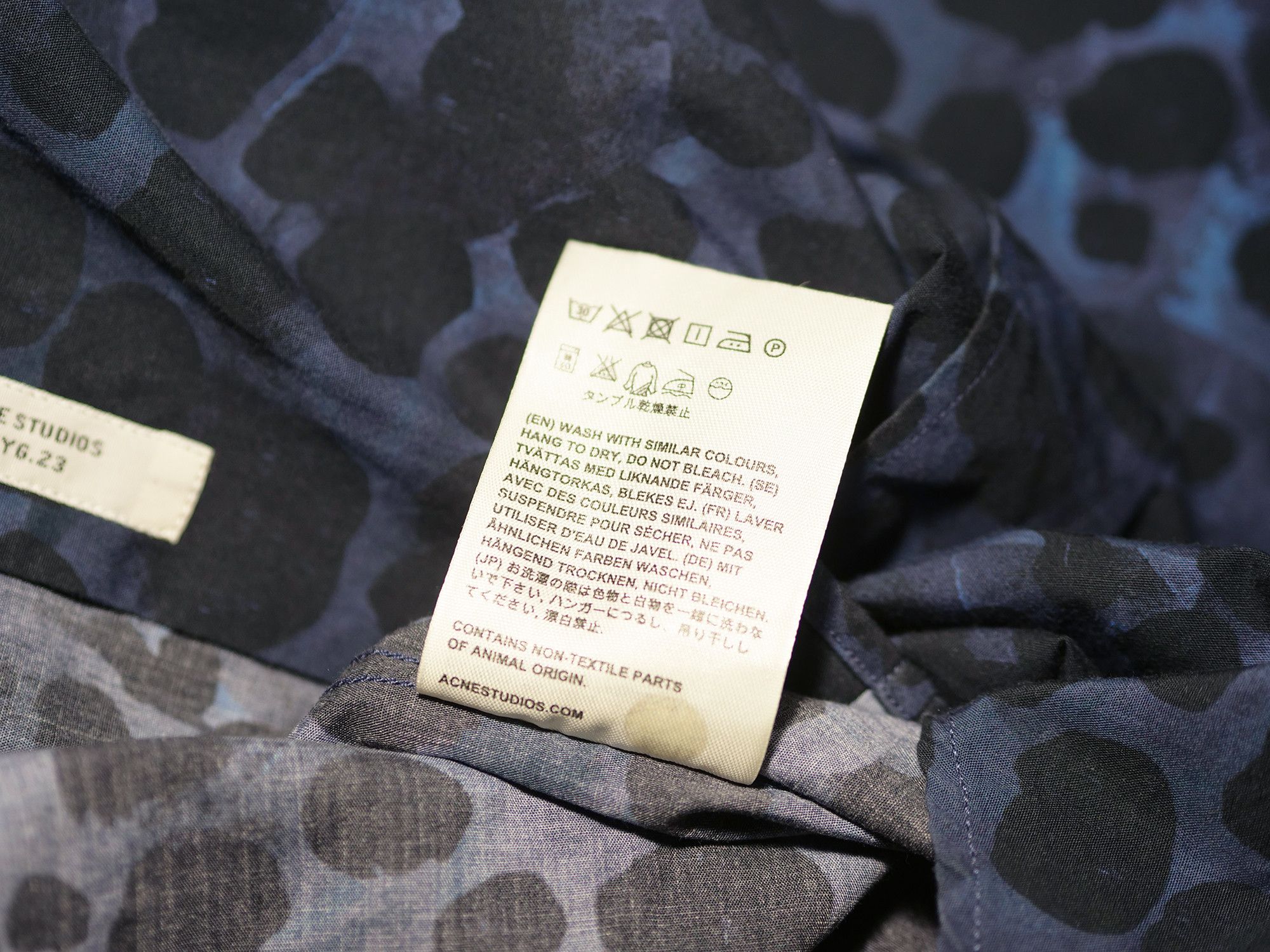 Acne Studios Acne Studios Isherwood Animal AW13 shirt Size US M / EU 48-50 / 2 - 7 Thumbnail