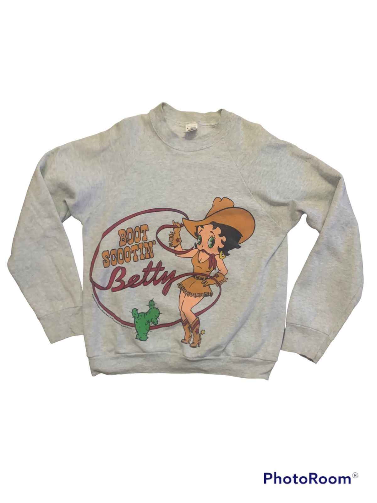 Anime × Vintage Vintage 1993 Betty Boop Mirror Print Sweatshirt Size US M / EU 48-50 / 2 - 1 Thumbnail