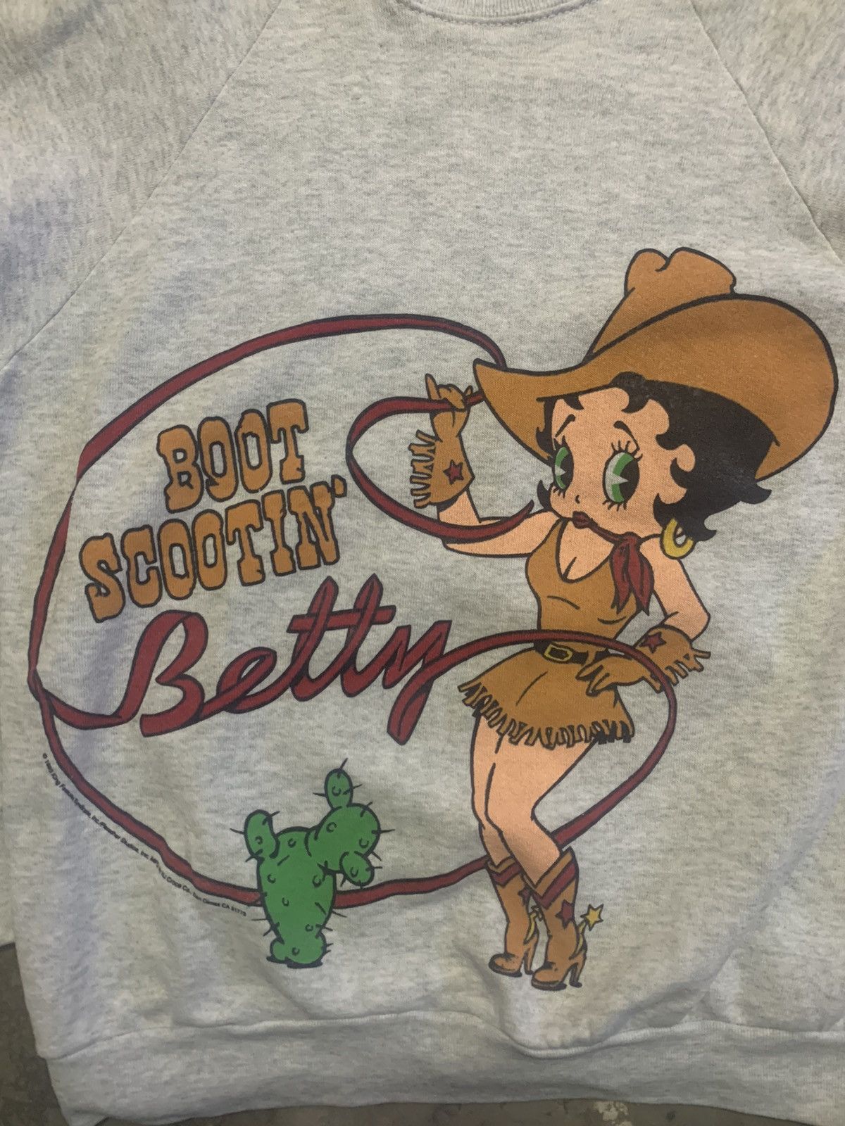 Anime × Vintage Vintage 1993 Betty Boop Mirror Print Sweatshirt Size US M / EU 48-50 / 2 - 3 Thumbnail