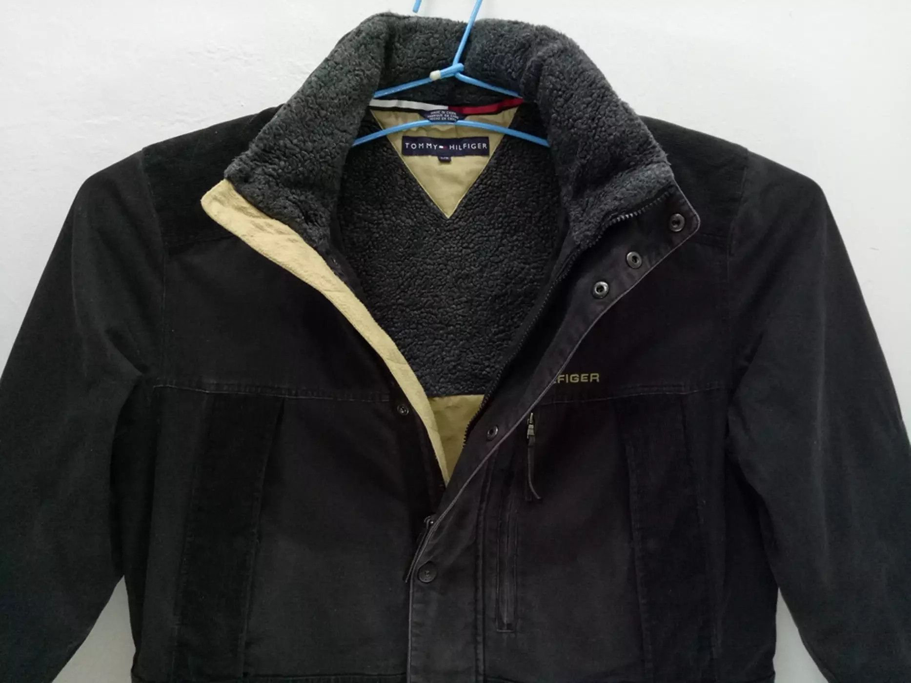 Tommy Hilfiger 🔥🔥🔥Tommy Hilfiger Zip Up Corduroy Denim Jacket Rare Size US L / EU 52-54 / 3 - 4 Thumbnail