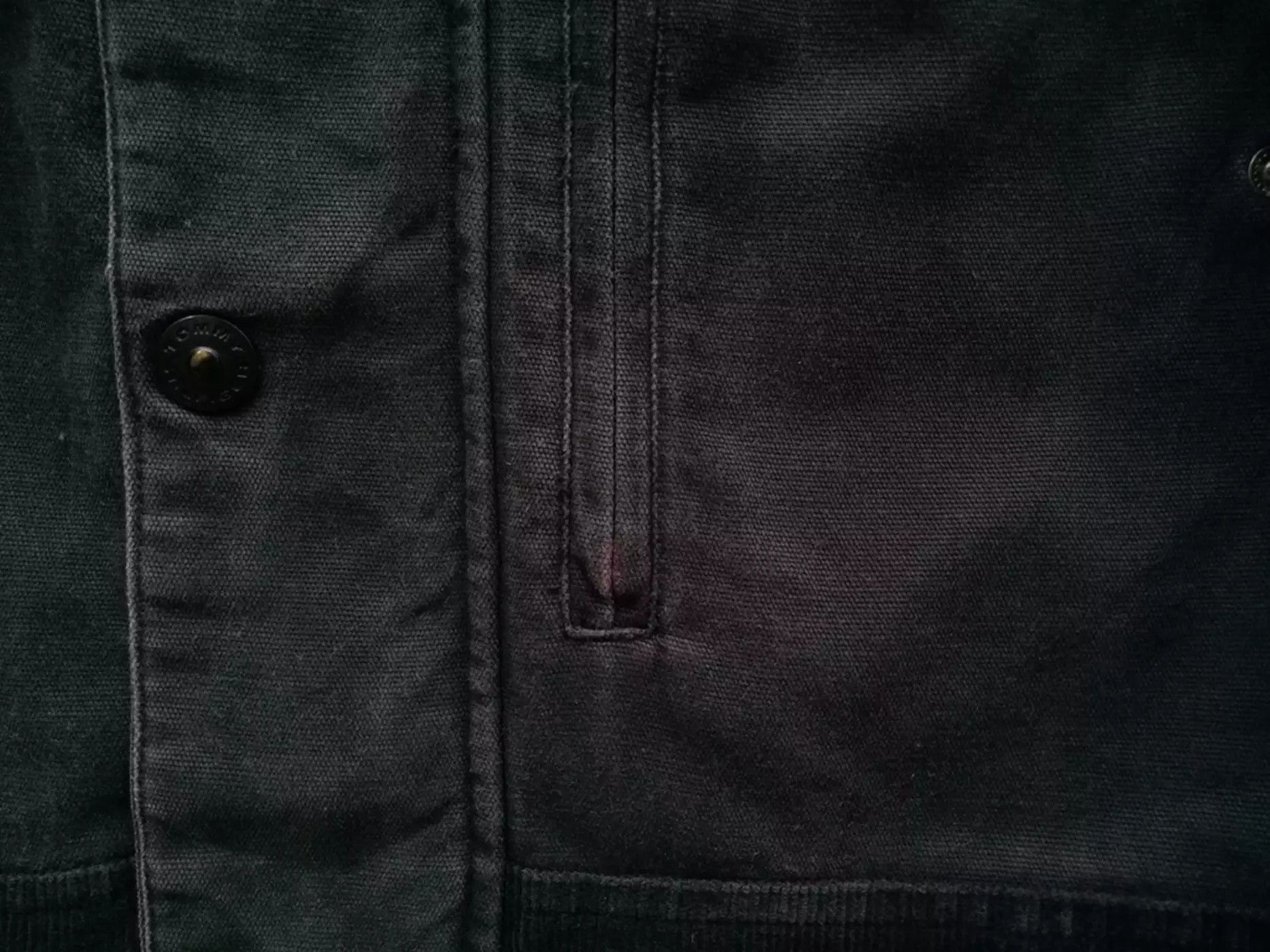 Tommy Hilfiger 🔥🔥🔥Tommy Hilfiger Zip Up Corduroy Denim Jacket Rare Size US L / EU 52-54 / 3 - 8 Thumbnail