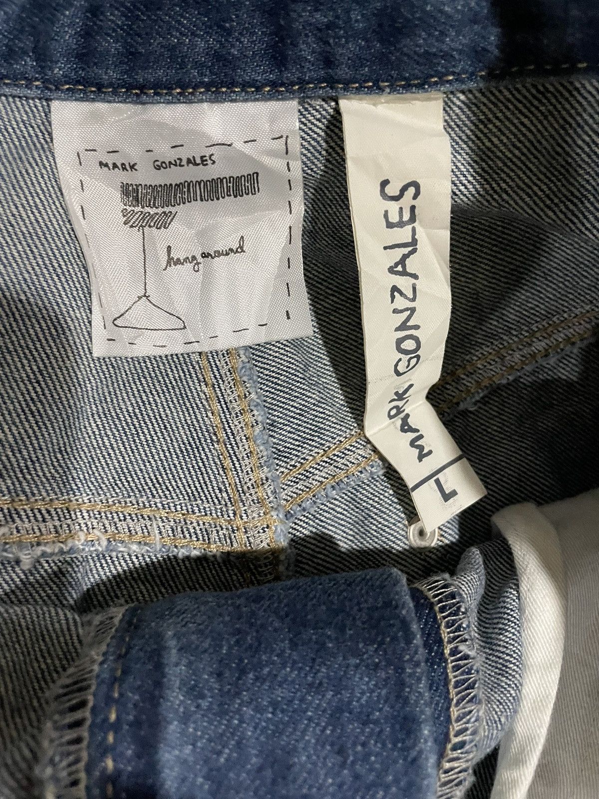 Girl Skateboards Rare🔥Mark Gonzales Vintage Denim Skate Baggy Jeans Size US 34 / EU 50 - 13 Thumbnail