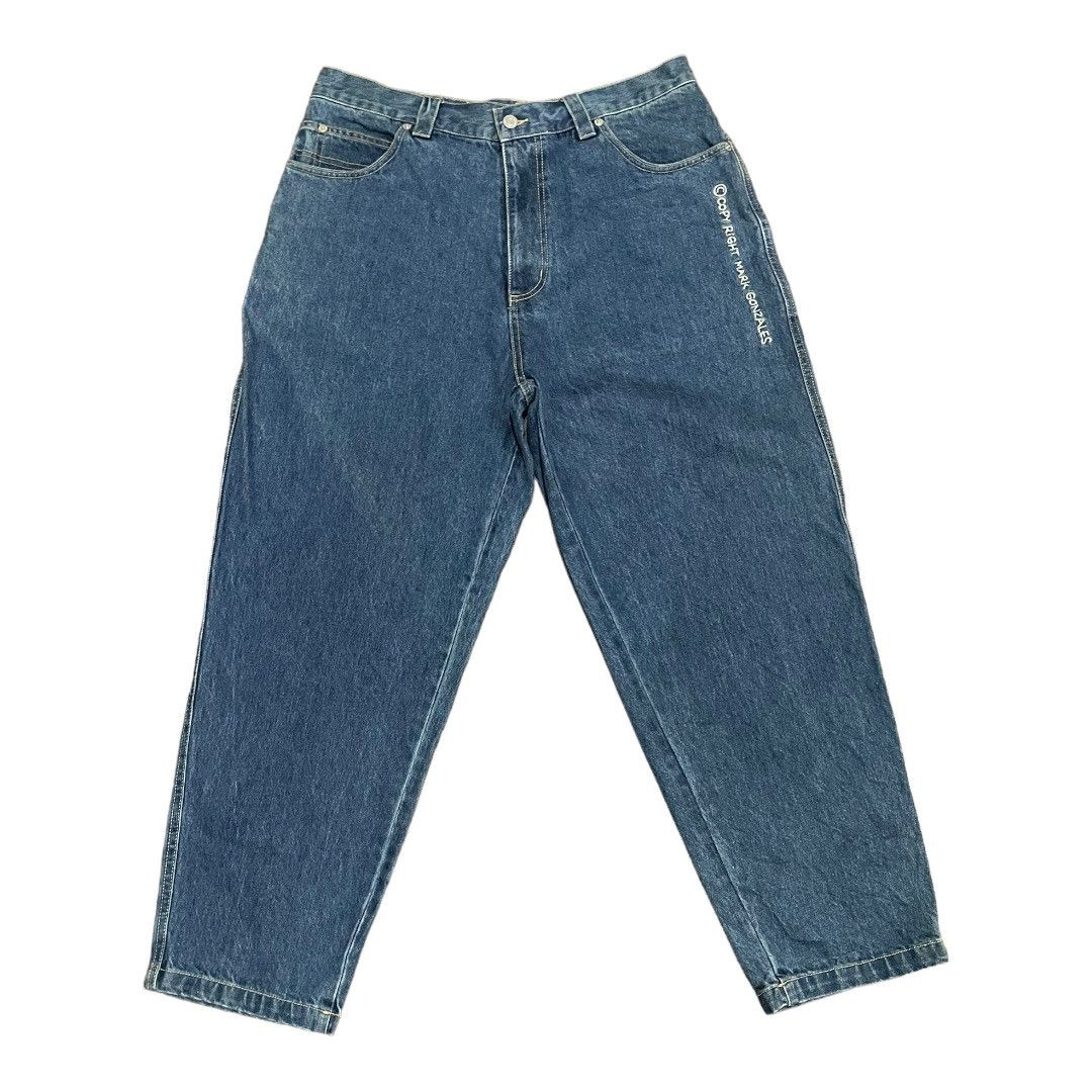 Girl Skateboards Rare🔥Mark Gonzales Vintage Denim Skate Baggy Jeans Size US 34 / EU 50 - 1 Thumbnail