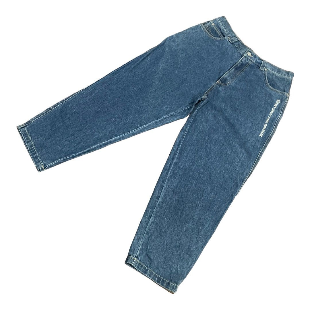 Girl Skateboards Rare🔥Mark Gonzales Vintage Denim Skate Baggy Jeans Size US 34 / EU 50 - 6 Thumbnail