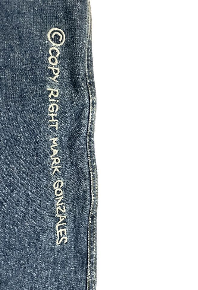 Girl Skateboards Rare🔥Mark Gonzales Vintage Denim Skate Baggy Jeans Size US 34 / EU 50 - 3 Thumbnail