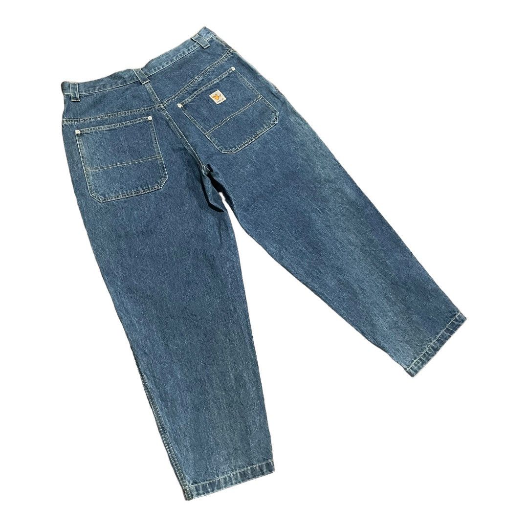Girl Skateboards Rare🔥Mark Gonzales Vintage Denim Skate Baggy Jeans Size US 34 / EU 50 - 9 Thumbnail
