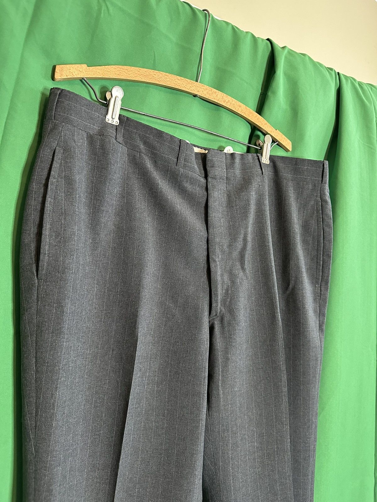 J. Press Vintage pinstriped pleated pants Size US 38 / EU 54 - 2 Thumbnail