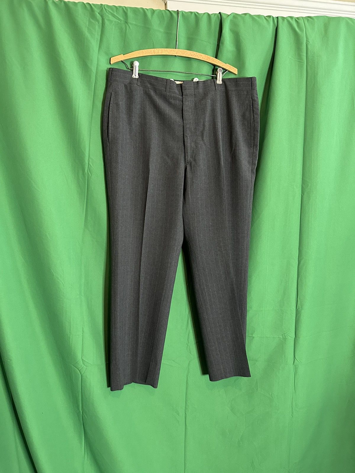 J. Press Vintage pinstriped pleated pants Size US 38 / EU 54 - 1 Thumbnail