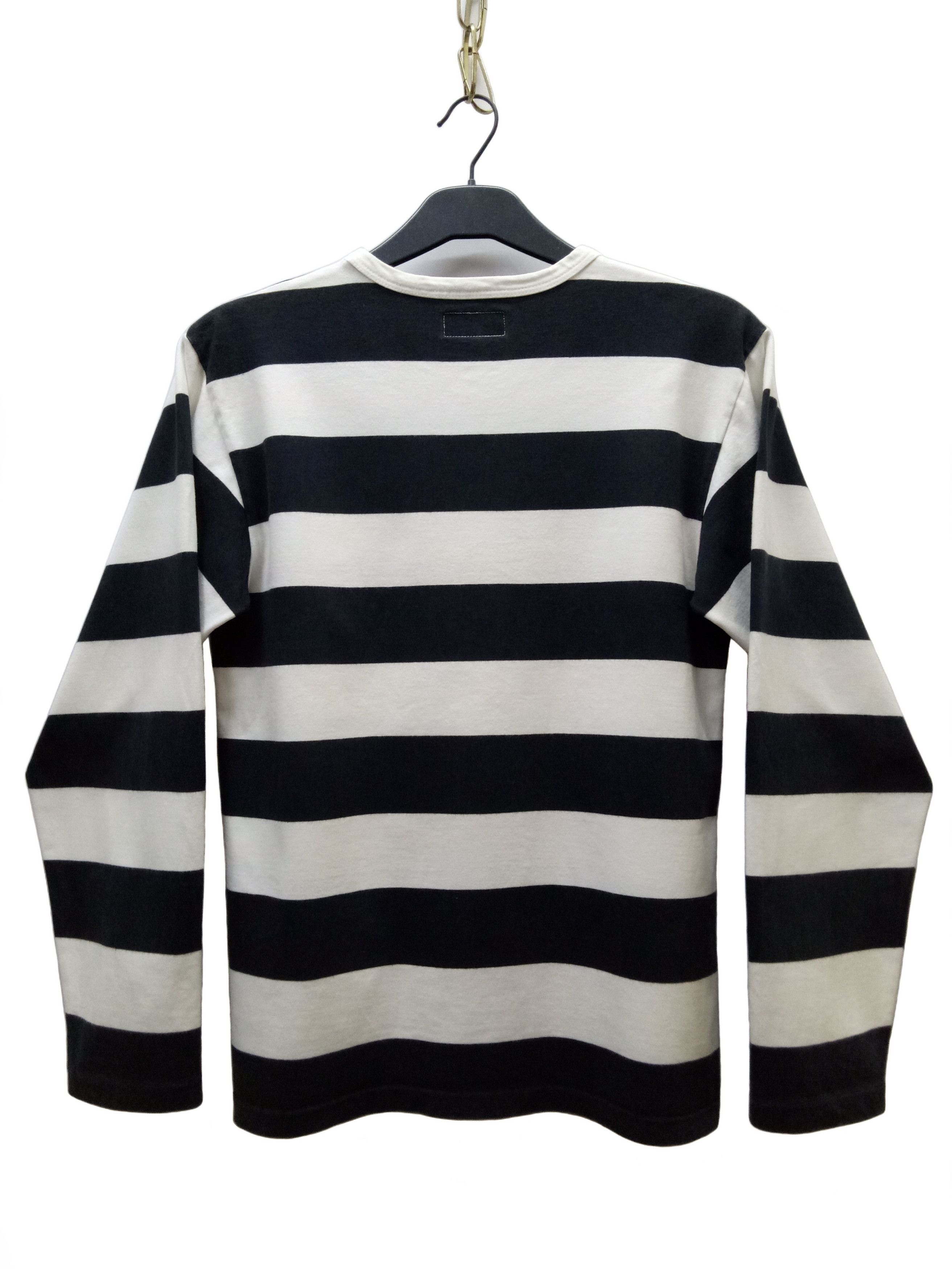 agnes b. 🔥🔥🔥Agnes B. Kurt Cobain Border Stripes LS T-shirts Size US M / EU 48-50 / 2 - 6 Thumbnail