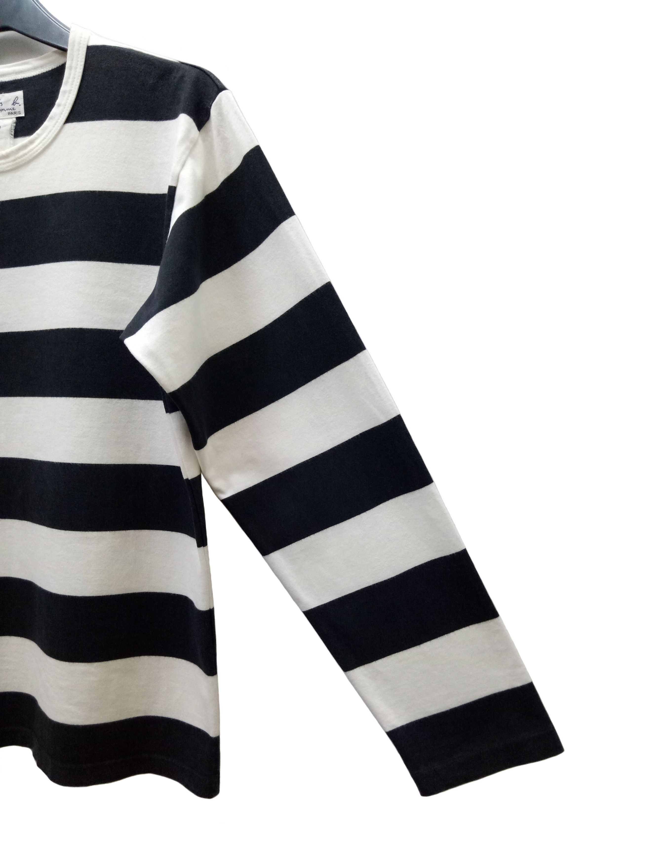 agnes b. 🔥🔥🔥Agnes B. Kurt Cobain Border Stripes LS T-shirts Size US M / EU 48-50 / 2 - 3 Thumbnail