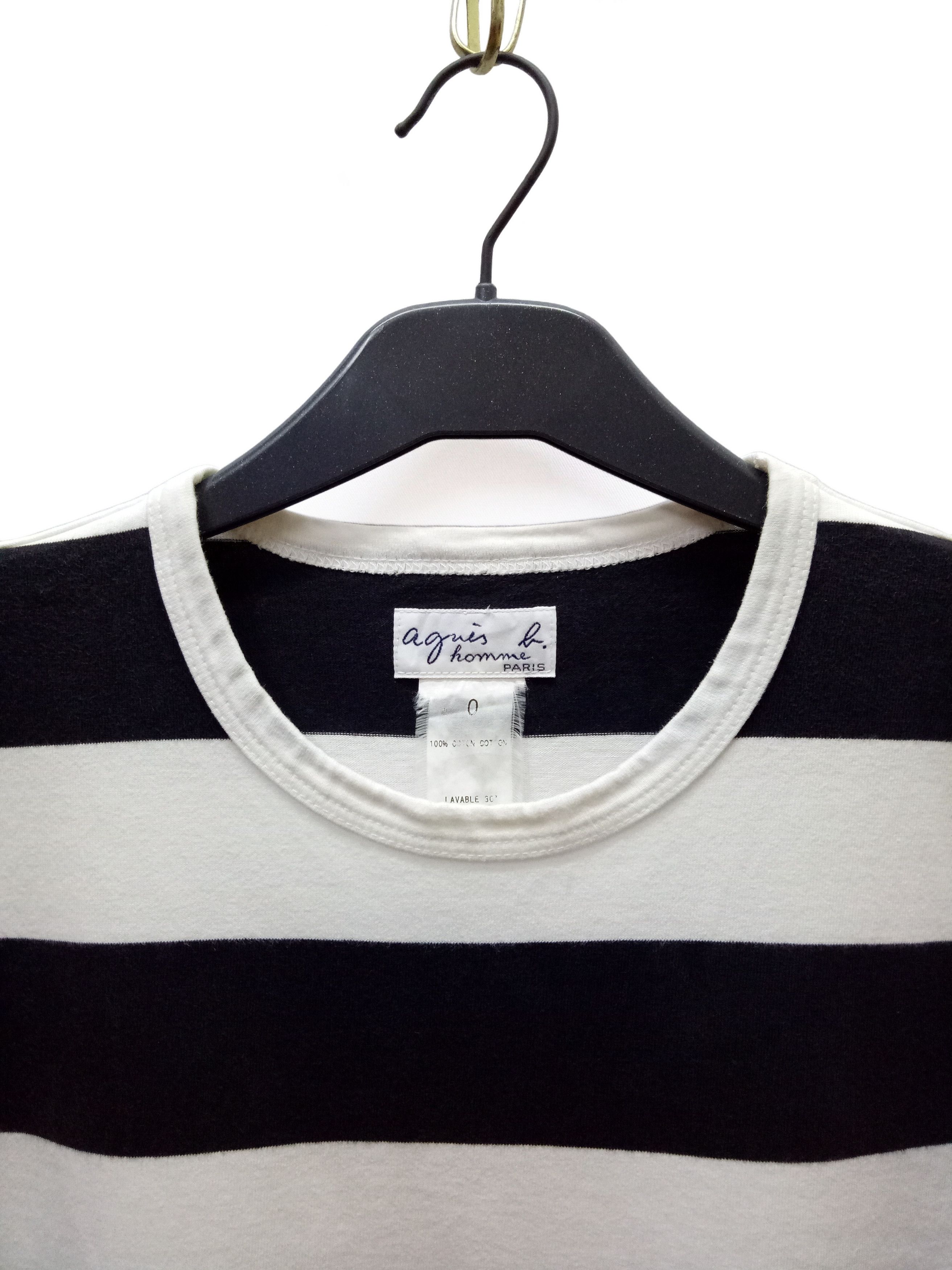 agnes b. 🔥🔥🔥Agnes B. Kurt Cobain Border Stripes LS T-shirts Size US M / EU 48-50 / 2 - 2 Thumbnail