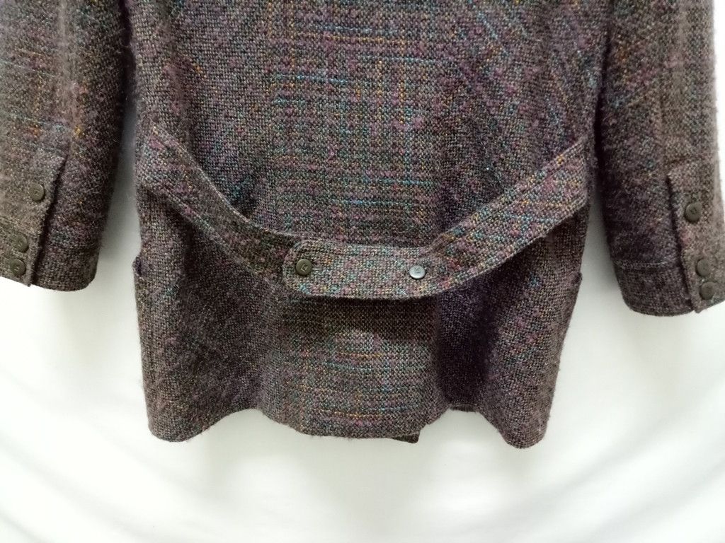 Karl Lagerfeld 💥Karl Lagerfeld Wool Brown Button Jacket Blazer Coat Rare Size 36S - 3 Thumbnail