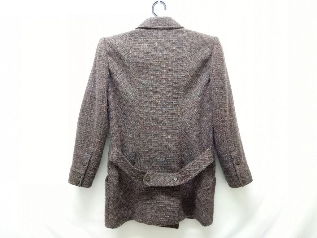 Karl Lagerfeld 💥Karl Lagerfeld Wool Brown Button Jacket Blazer Coat Rare Size 36S - 2 Thumbnail