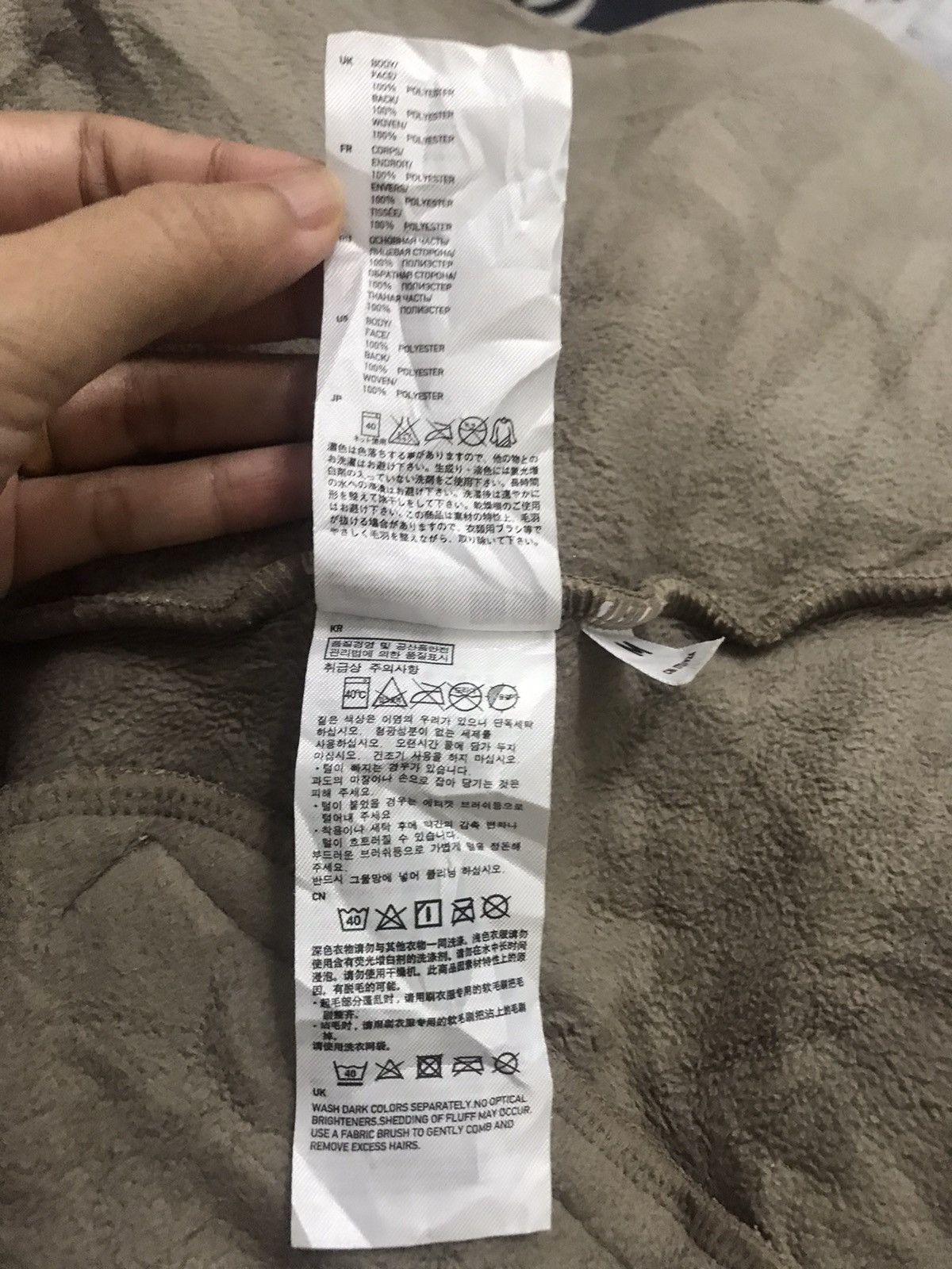 Jun Takahashi × Uniqlo Jun Takahashi X Uniqlo Sherpa Fleece Jacket Size US M / EU 48-50 / 2 - 13 Thumbnail