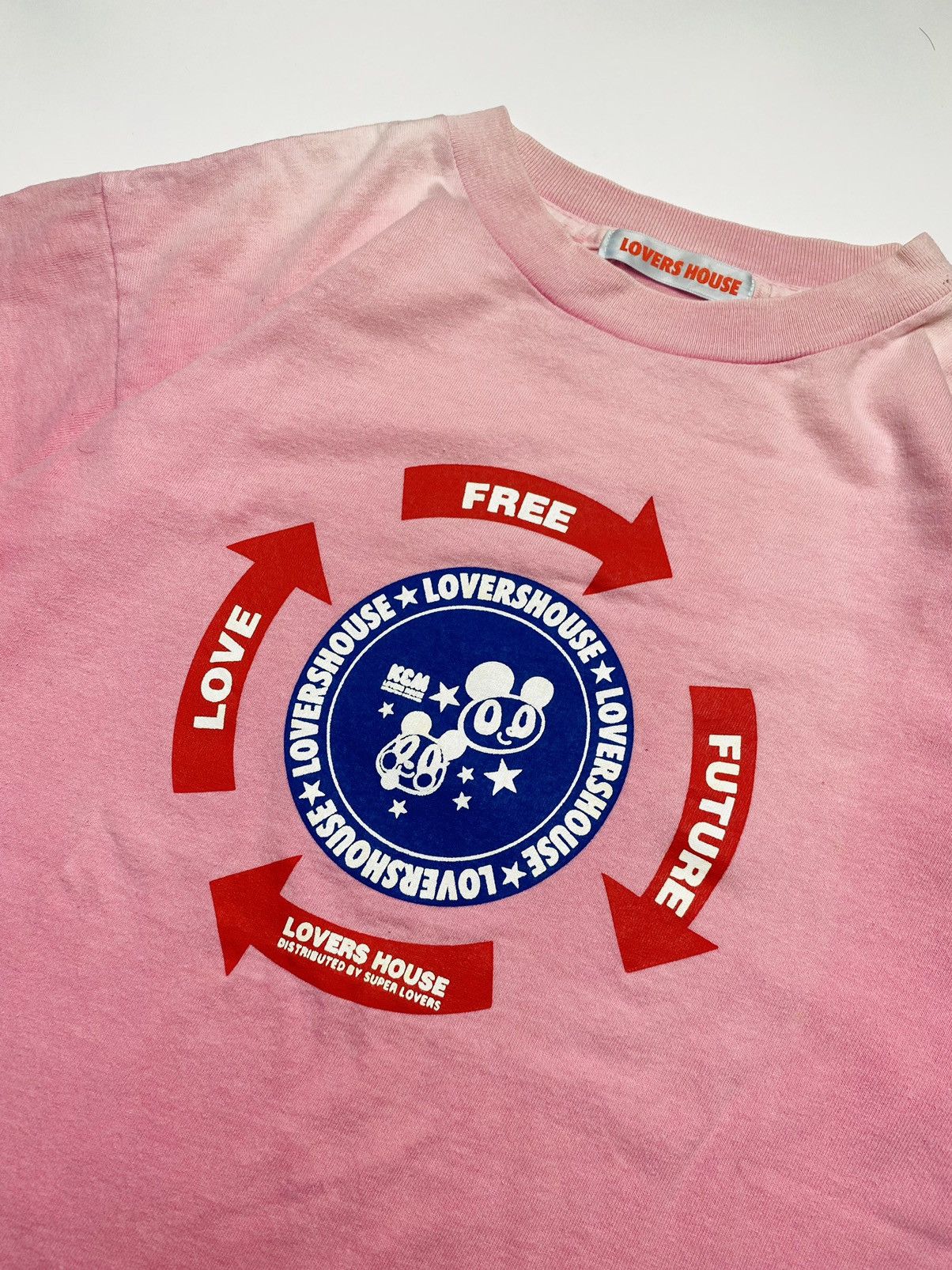 Japanese Brand 2000s Lovers House - Panda Mascots Tee Size US M / EU 48-50 / 2 - 2 Thumbnail