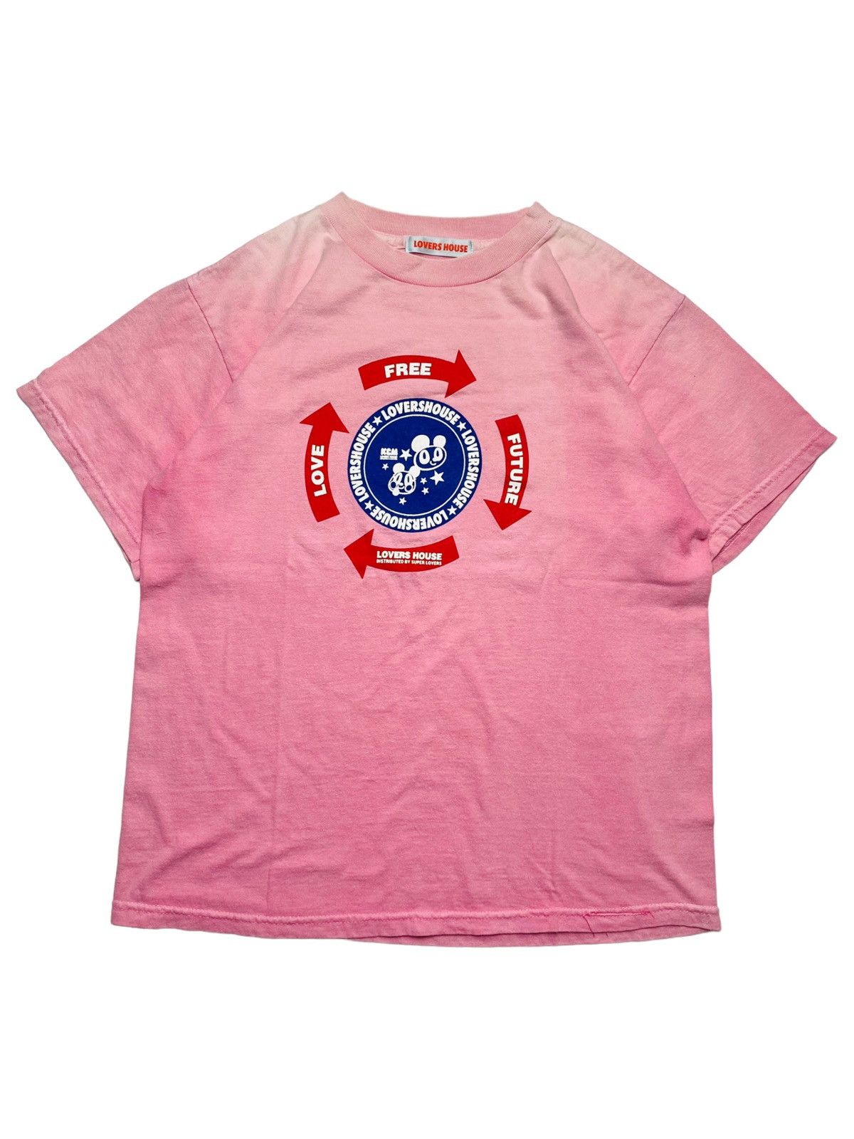 Japanese Brand 2000s Lovers House - Panda Mascots Tee Size US M / EU 48-50 / 2 - 1 Thumbnail