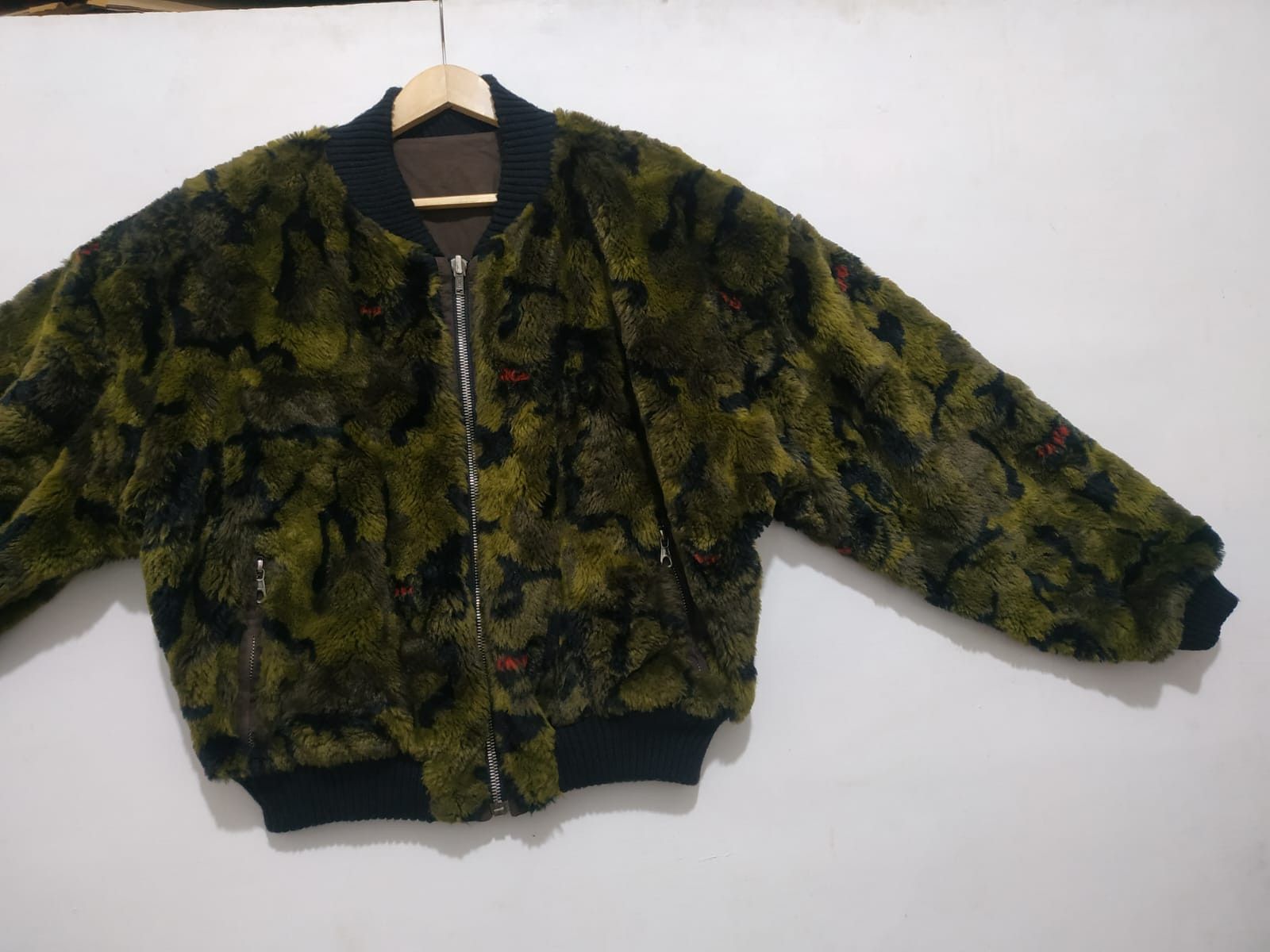 Vintage Late 80's/ 90's Calugi E Gianelli Reversible Fur Bomber Size US M / EU 48-50 / 2 - 16 Thumbnail