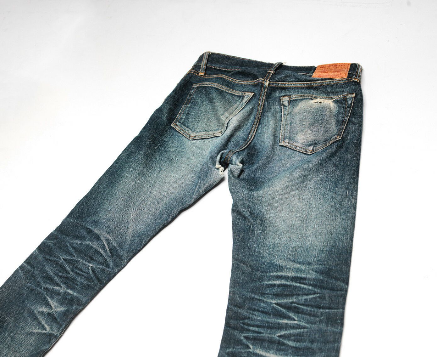 Japanese Brand Butler JOE MCCOY Jeans Fades Distressed Selvedge Dry Denim Size US 31 - 2 Thumbnail
