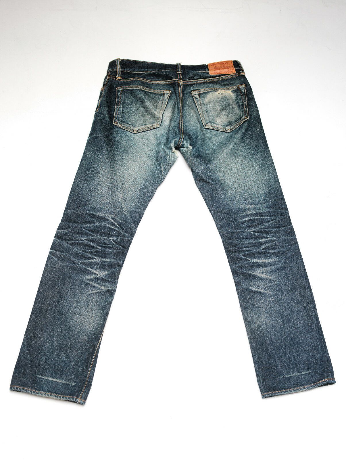 Japanese Brand Butler JOE MCCOY Jeans Fades Distressed Selvedge Dry Denim Size US 31 - 3 Thumbnail