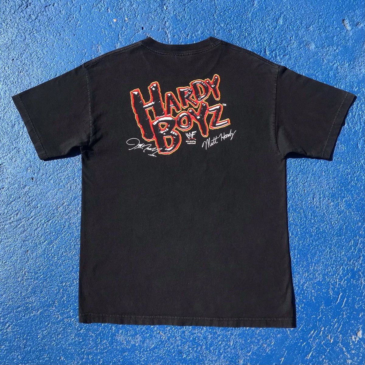 Vintage × WWE × WWF Vintage 2000 Hardy Boyz Tee Size US L / EU 52-54 / 3 - 3 Thumbnail