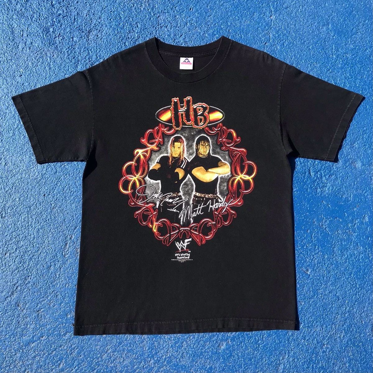 Vintage × WWE × WWF Vintage 2000 Hardy Boyz Tee Size US L / EU 52-54 / 3 - 2 Thumbnail
