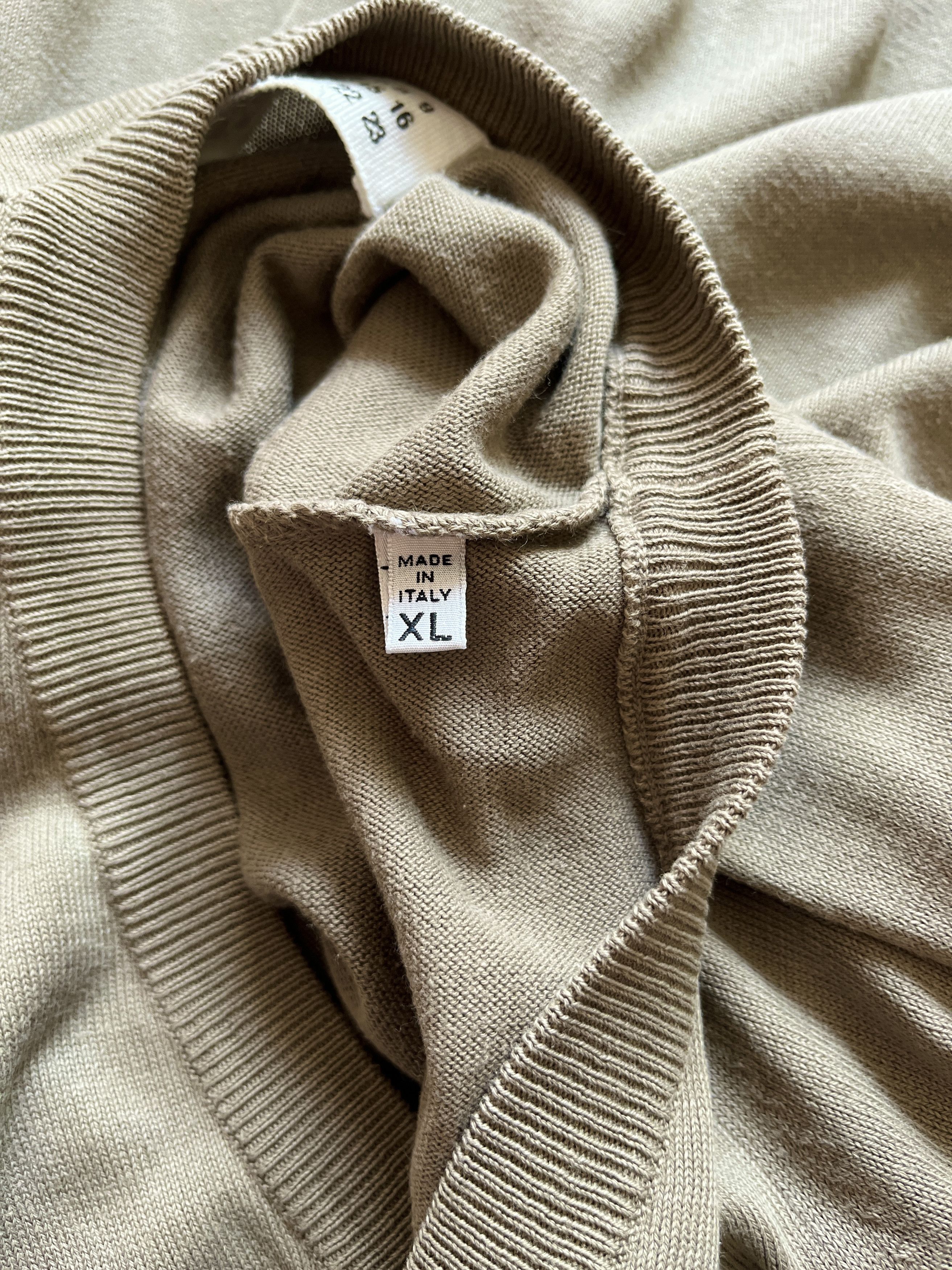 Maison Margiela ⚡️QUICK SALE⚡️2011 Maison Margiela Line 1 Beige Cardigan Size XL / US 12-14 / IT 48-50 - 6 Thumbnail