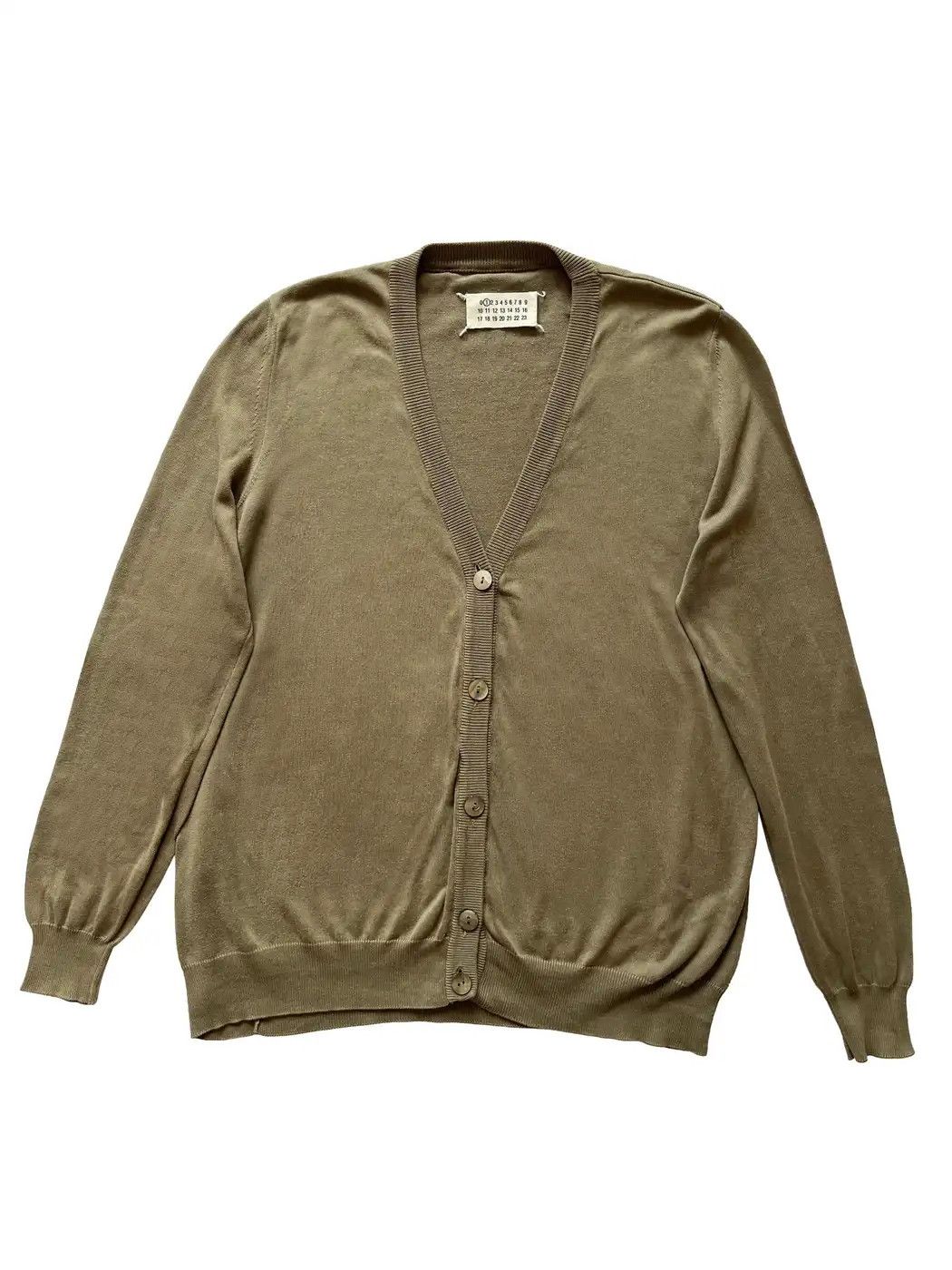 Maison Margiela ⚡️QUICK SALE⚡️2011 Maison Margiela Line 1 Beige Cardigan Size XL / US 12-14 / IT 48-50 - 1 Thumbnail