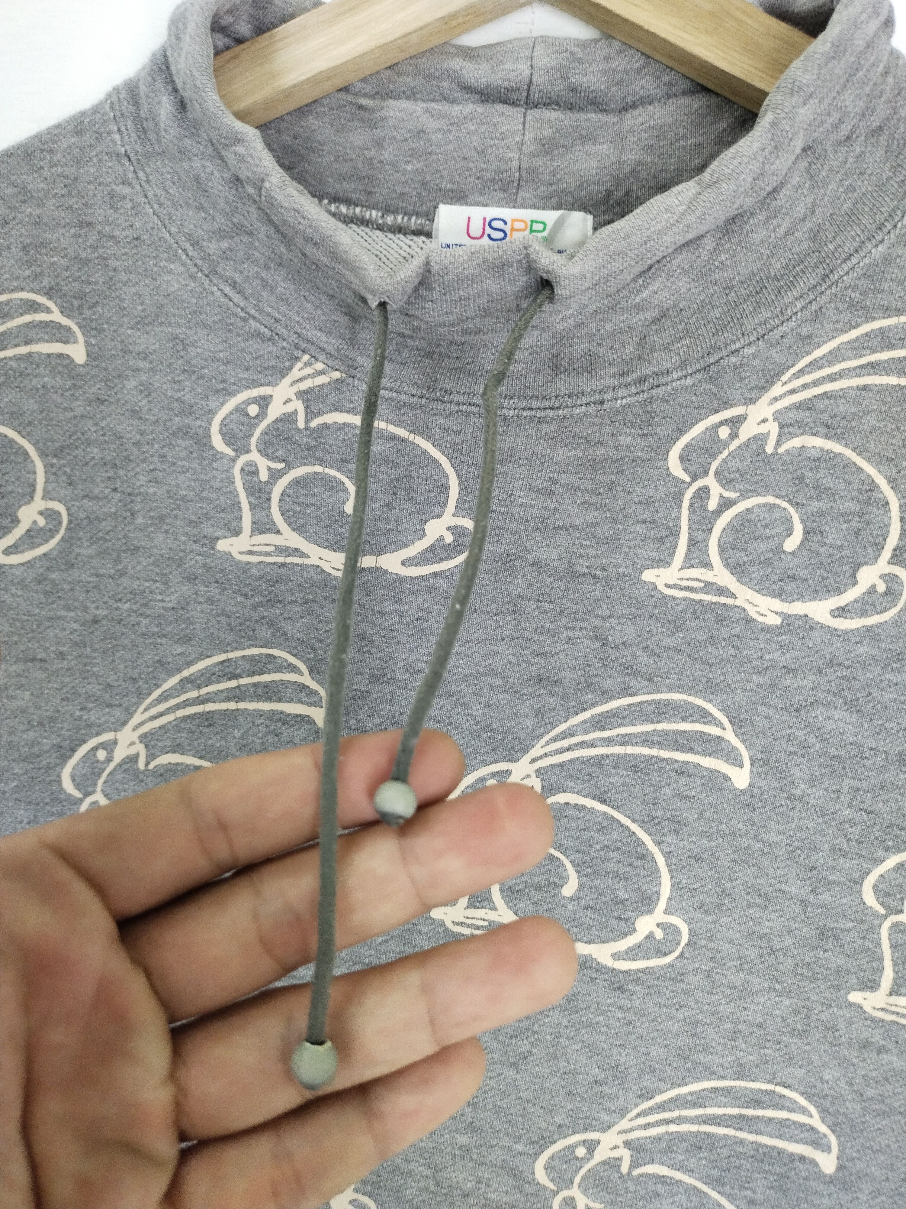 Japanese Brand × Other × Vintage VTG UNITED STATES OF PARADISE PARK USPP RABBIT FULL PRINT Size US M / EU 48-50 / 2 - 6 Thumbnail