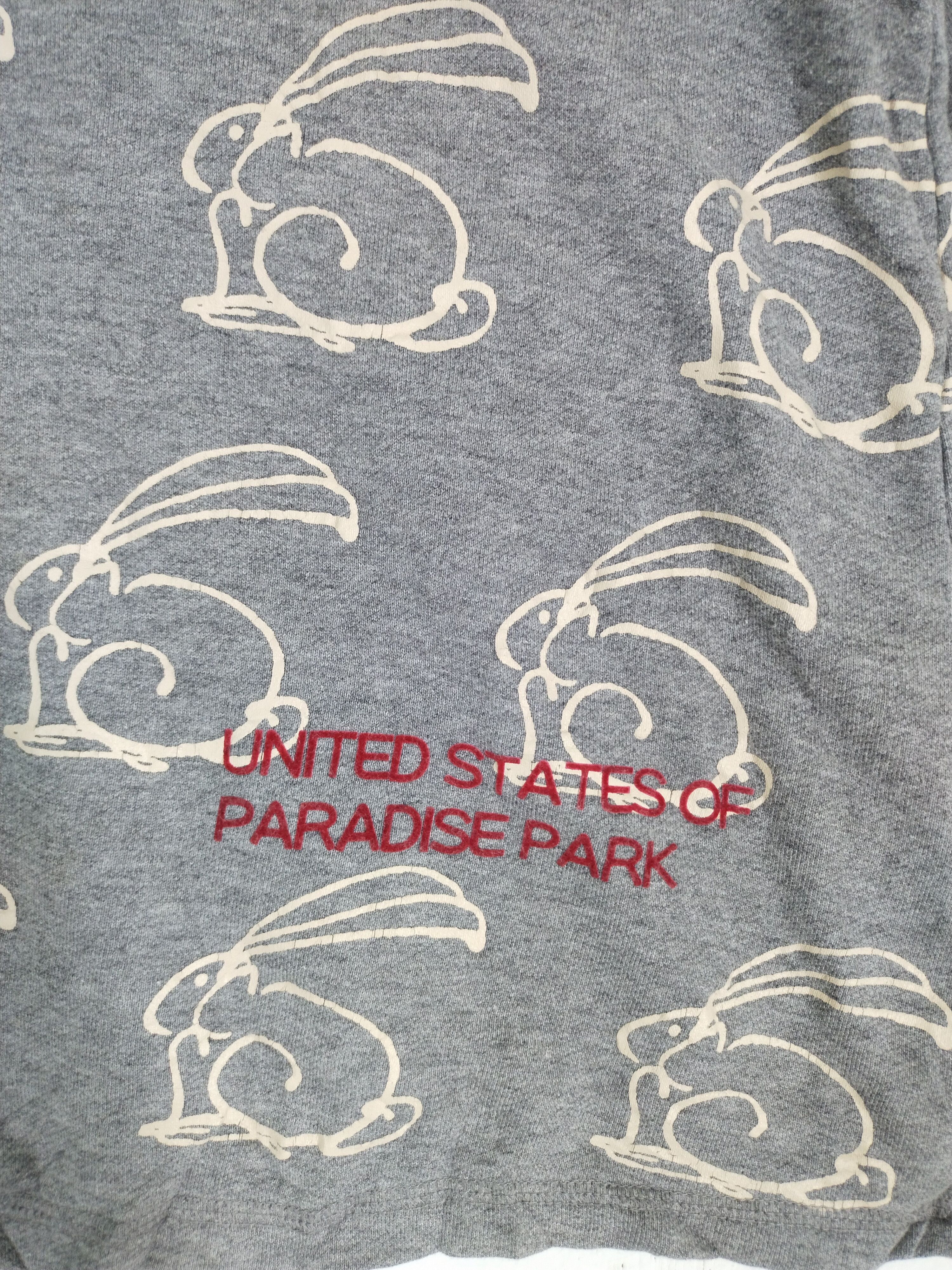 Japanese Brand × Other × Vintage VTG UNITED STATES OF PARADISE PARK USPP RABBIT FULL PRINT Size US M / EU 48-50 / 2 - 5 Thumbnail