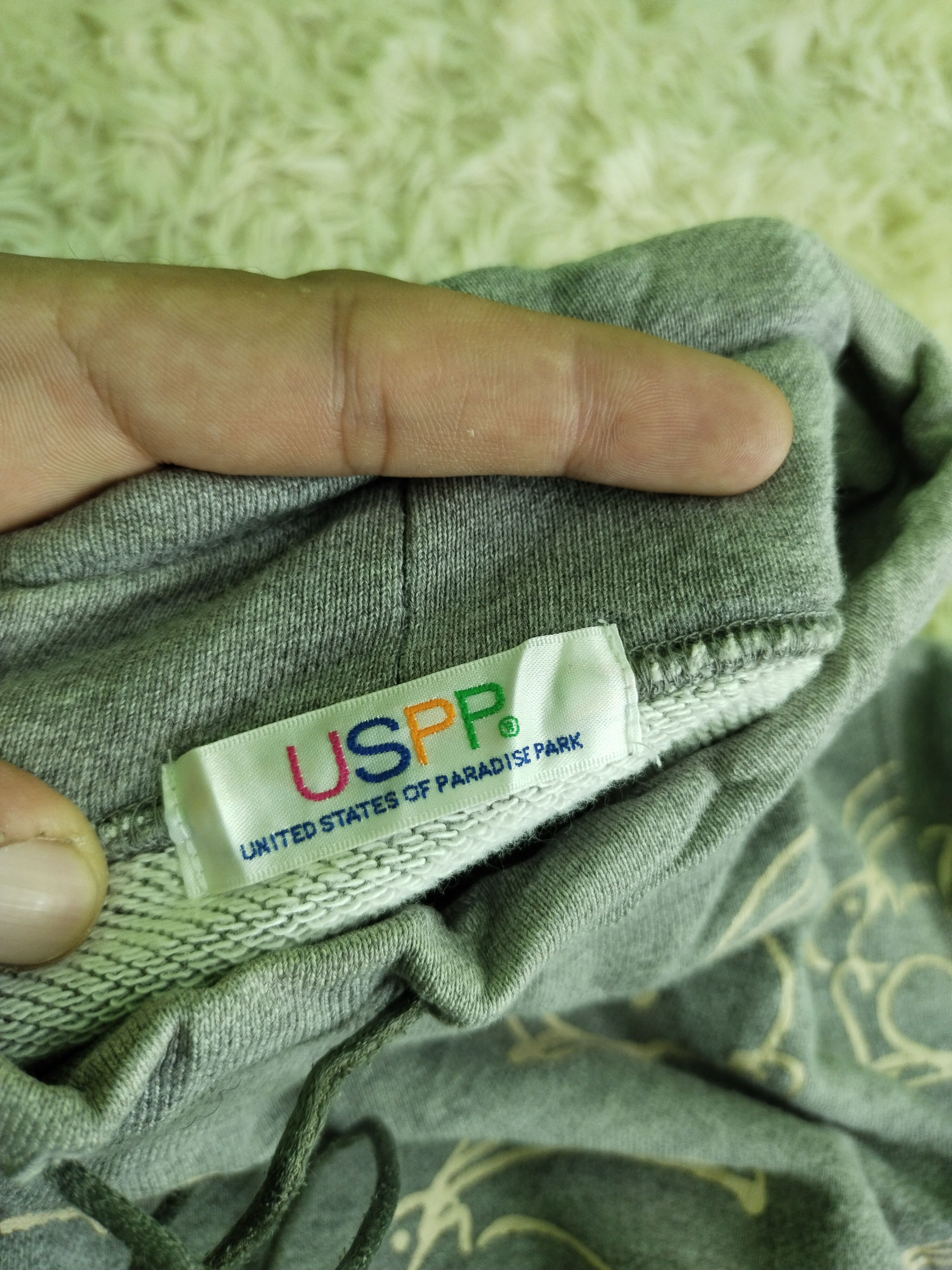Japanese Brand × Other × Vintage VTG UNITED STATES OF PARADISE PARK USPP RABBIT FULL PRINT Size US M / EU 48-50 / 2 - 9 Thumbnail