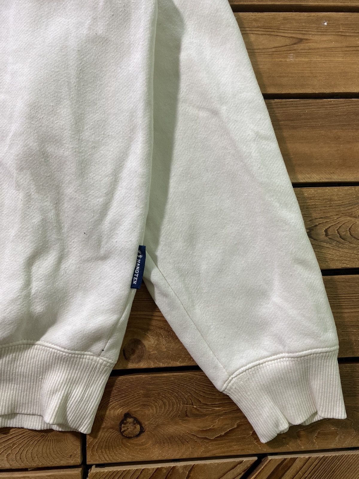 Hang Ten × Vintage Vintage Hang Ten Sweatshirt Small Logo Stripes White Size L Size US L / EU 52-54 / 3 - 5 Thumbnail