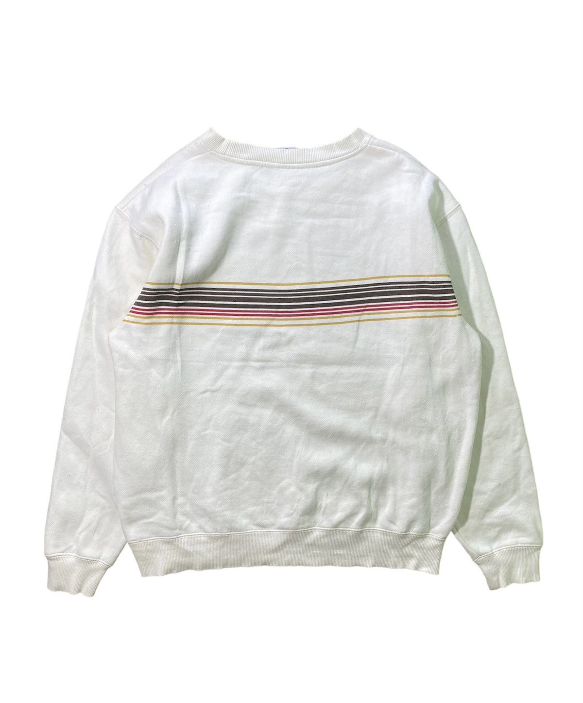 Hang Ten × Vintage Vintage Hang Ten Sweatshirt Small Logo Stripes White Size L Size US L / EU 52-54 / 3 - 2 Thumbnail
