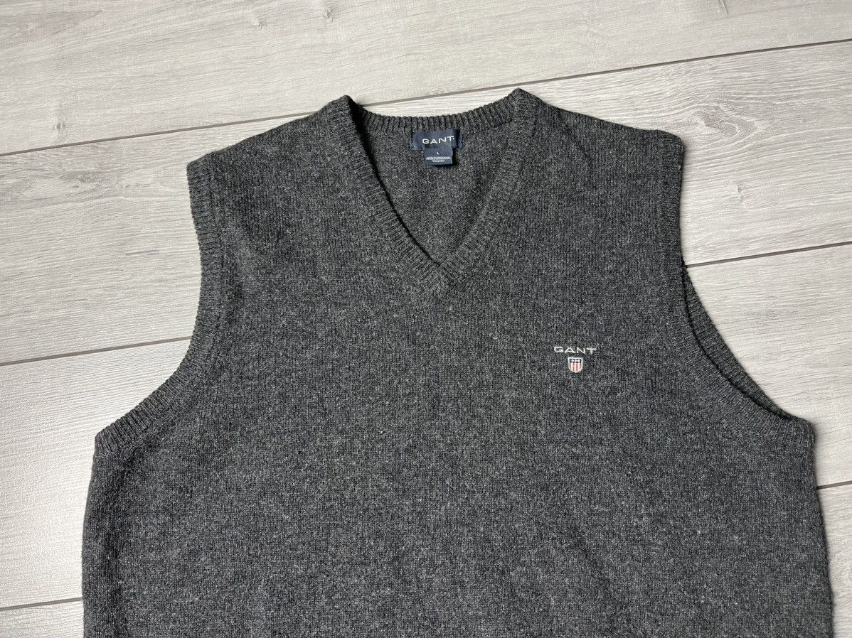 Gant Gant vest wool casual size Large Size US L / EU 52-54 / 3 - 3 Thumbnail