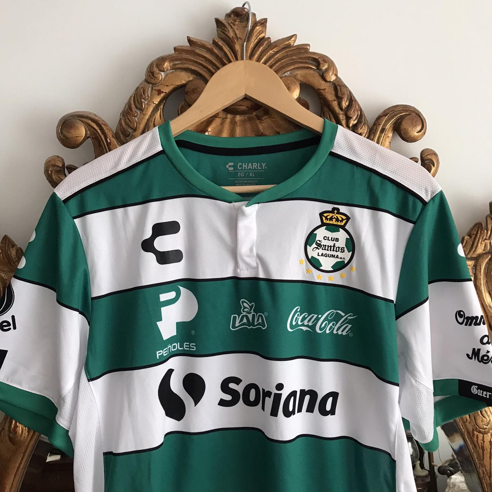 Other Charly Santos Laguna #7 Paul jersey OFFCIAL Sz XL Size US XL / EU 56 / 4 - 2 Thumbnail