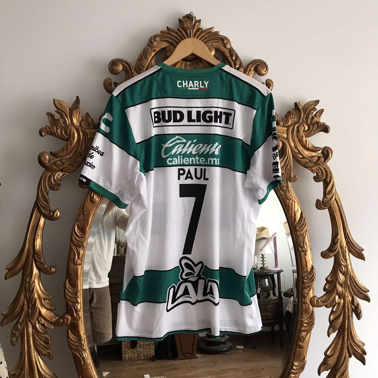 Other Charly Santos Laguna #7 Paul jersey OFFCIAL Sz XL Size US XL / EU 56 / 4 - 8 Thumbnail