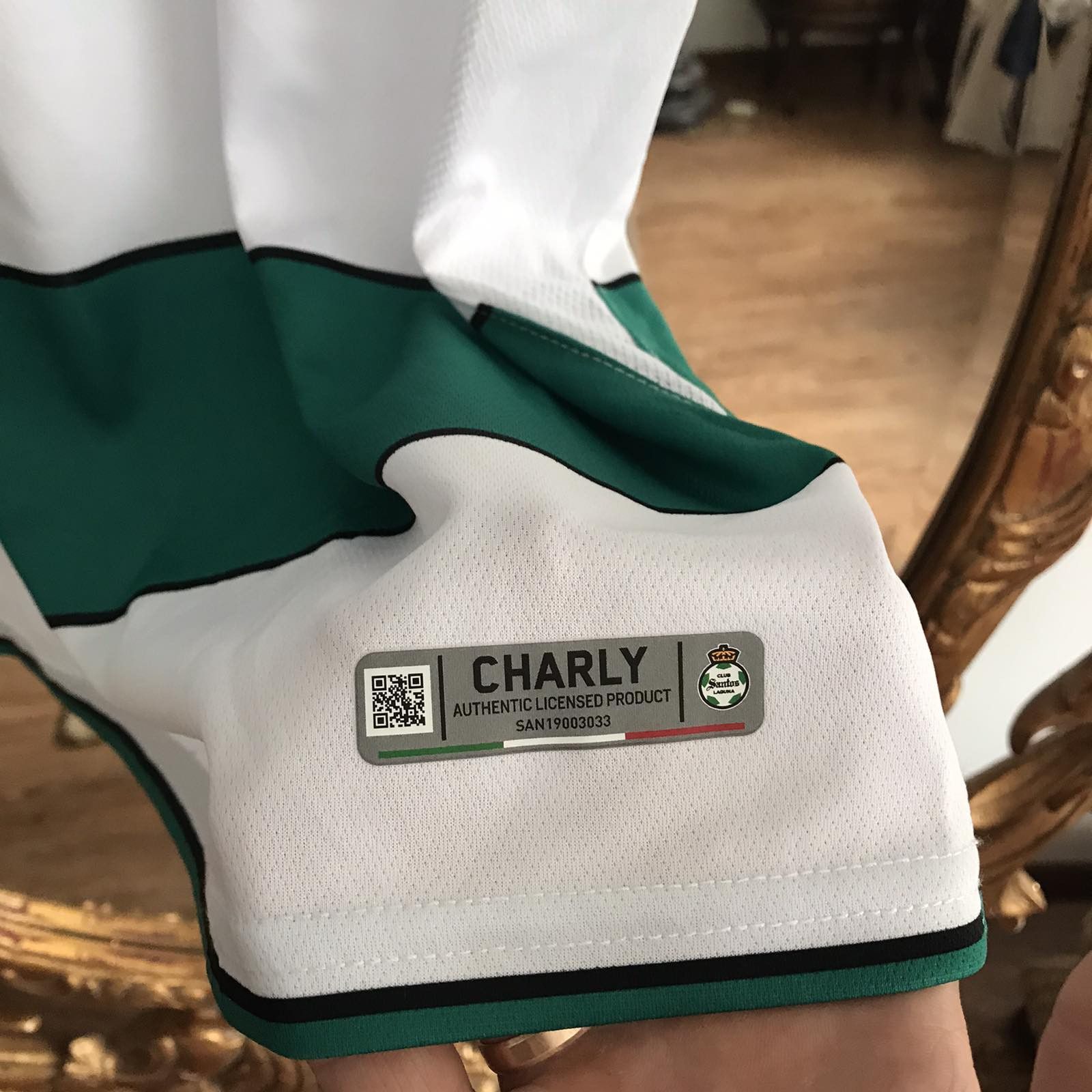 Other Charly Santos Laguna #7 Paul jersey OFFCIAL Sz XL Size US XL / EU 56 / 4 - 5 Thumbnail
