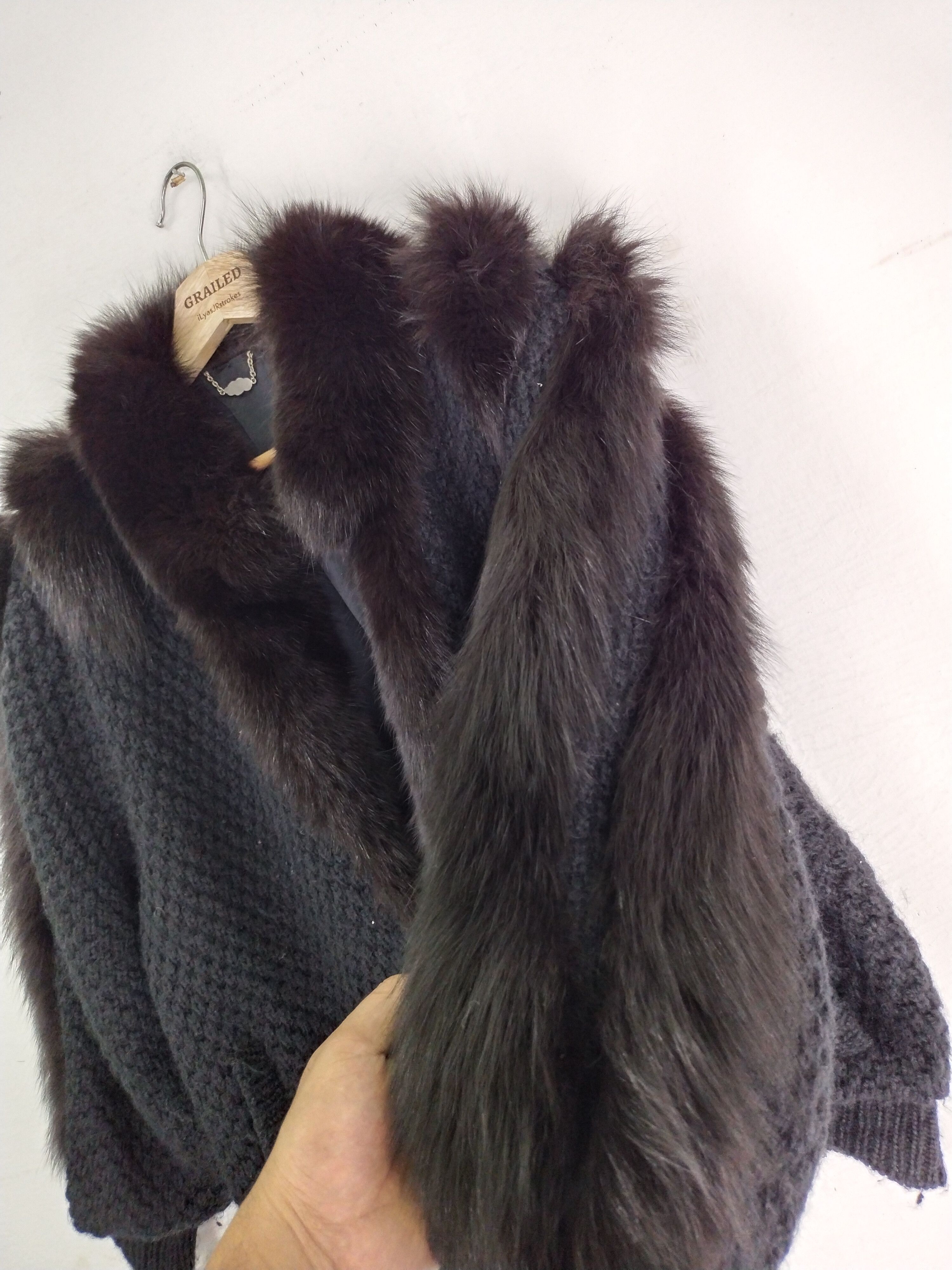 Japanese Brand × Sagafurs WOMEN STYLE🔥 VINTAGE WOOL MINK FUR COAT 6 Size US M / EU 48-50 / 2 - 3 Thumbnail