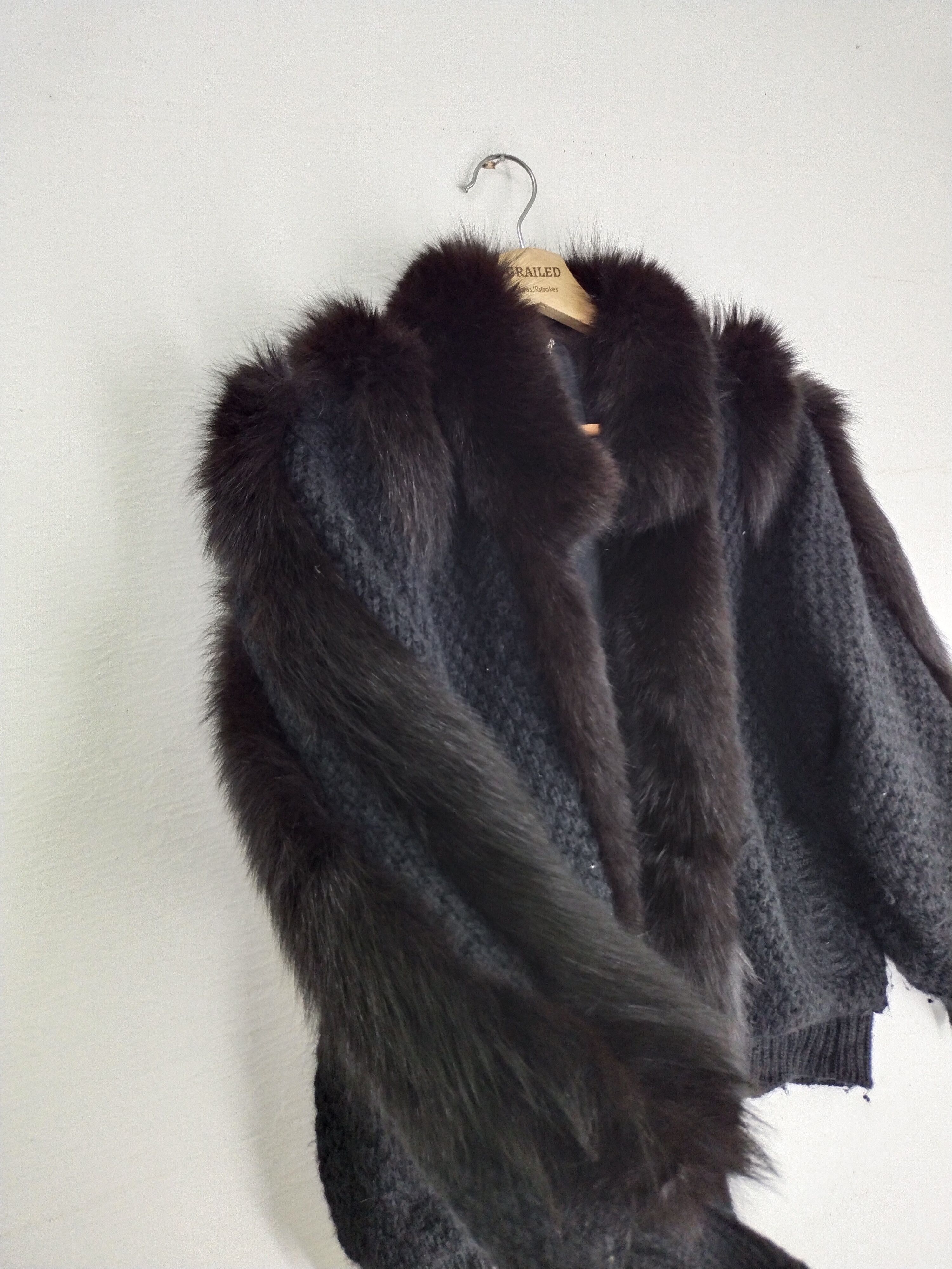 Japanese Brand × Sagafurs WOMEN STYLE🔥 VINTAGE WOOL MINK FUR COAT 6 Size US M / EU 48-50 / 2 - 2 Thumbnail