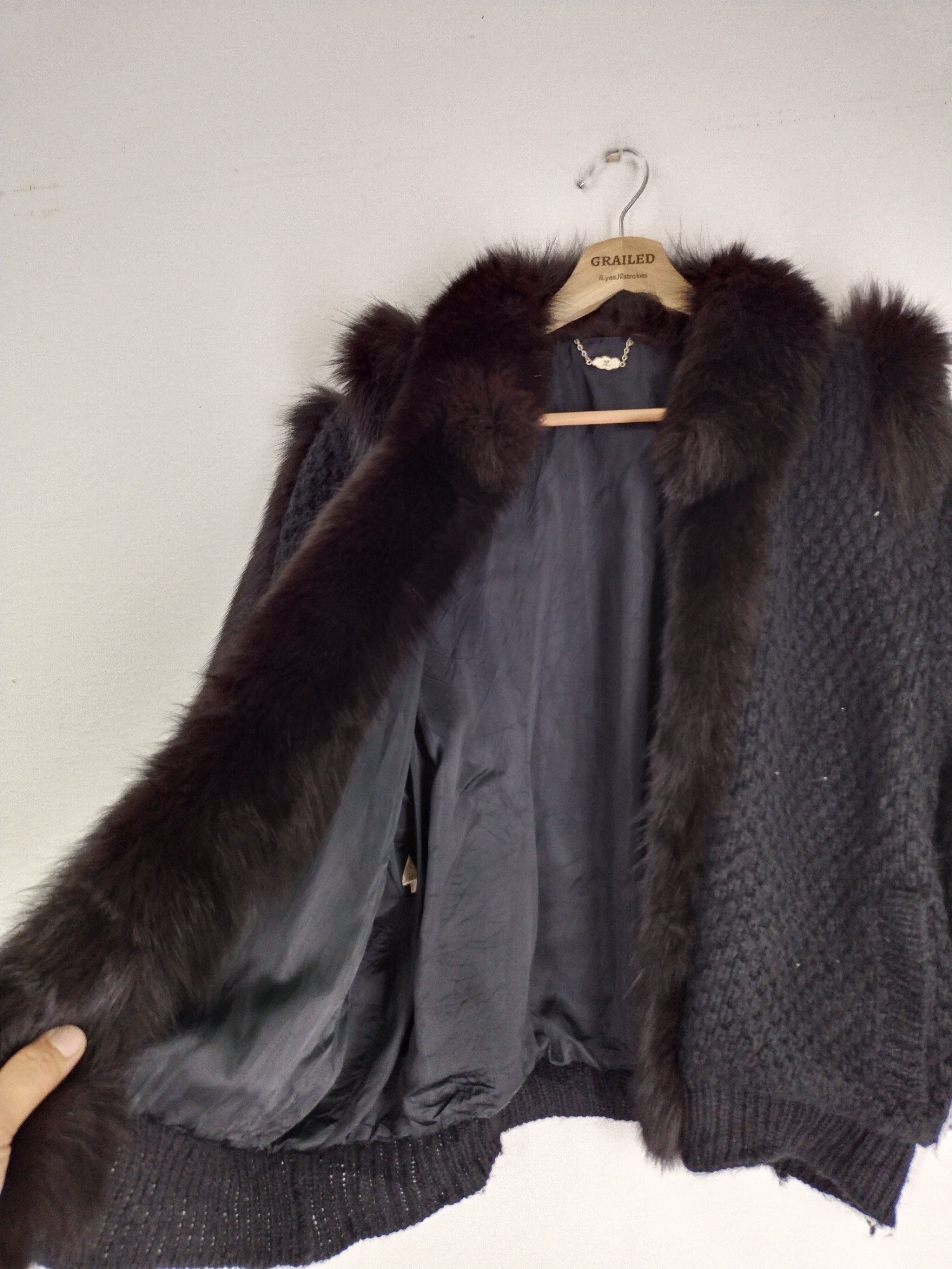 Japanese Brand × Sagafurs WOMEN STYLE🔥 VINTAGE WOOL MINK FUR COAT 6 Size US M / EU 48-50 / 2 - 11 Thumbnail