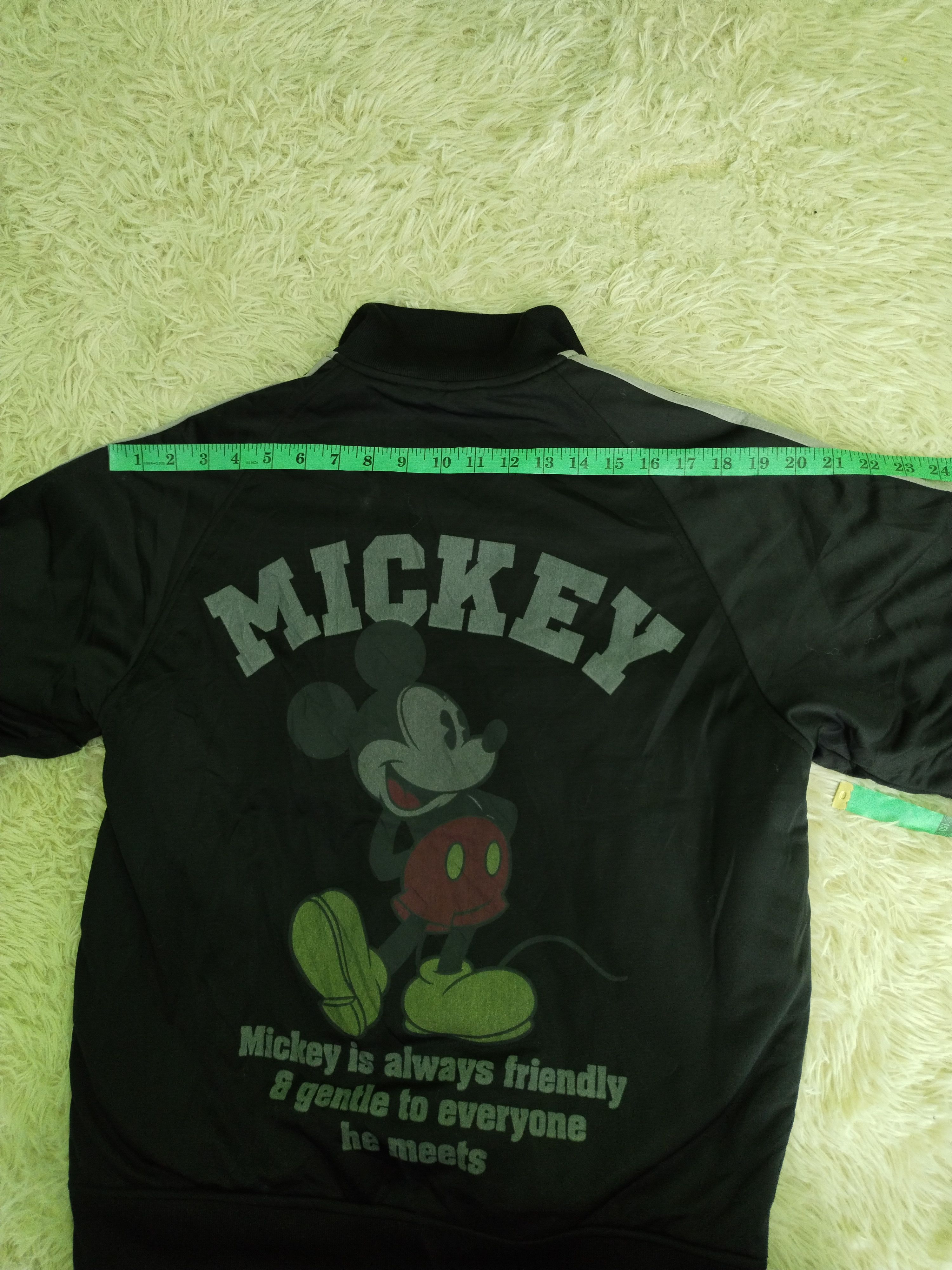 Cartoon Network × Disney × Mickey Mouse VINTAGE MICKEY ZIPPER BLACK JACKET Size US M / EU 48-50 / 2 - 18 Thumbnail