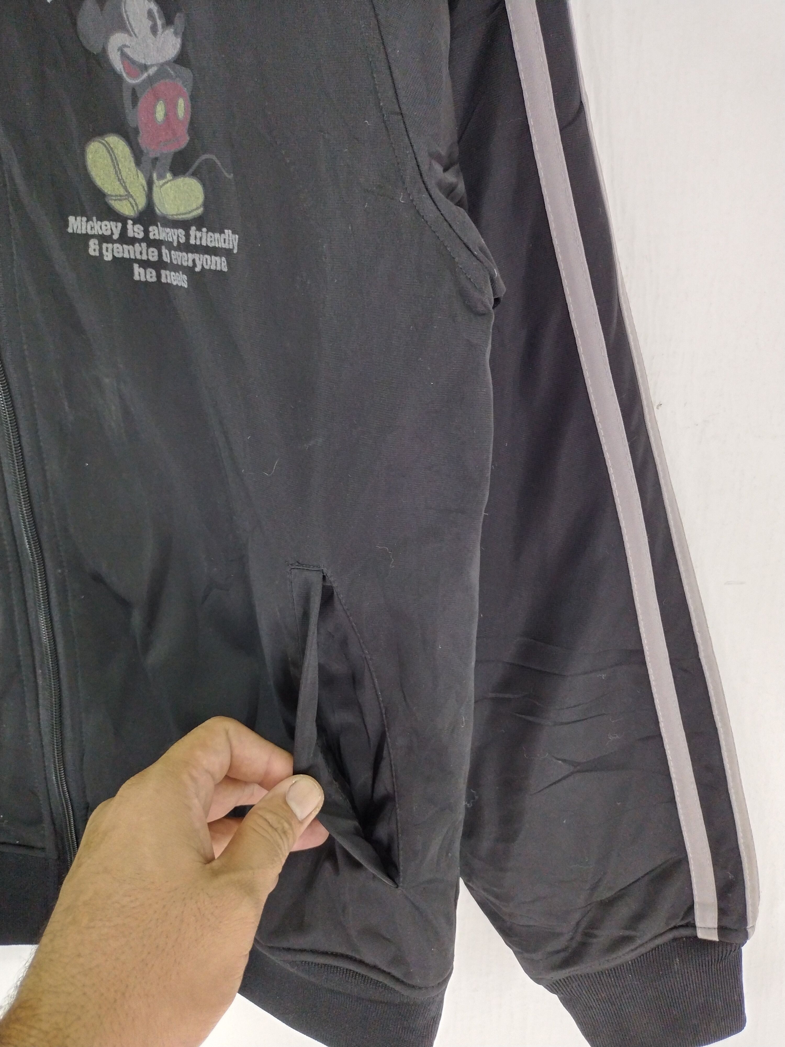 Cartoon Network × Disney × Mickey Mouse VINTAGE MICKEY ZIPPER BLACK JACKET Size US M / EU 48-50 / 2 - 11 Thumbnail