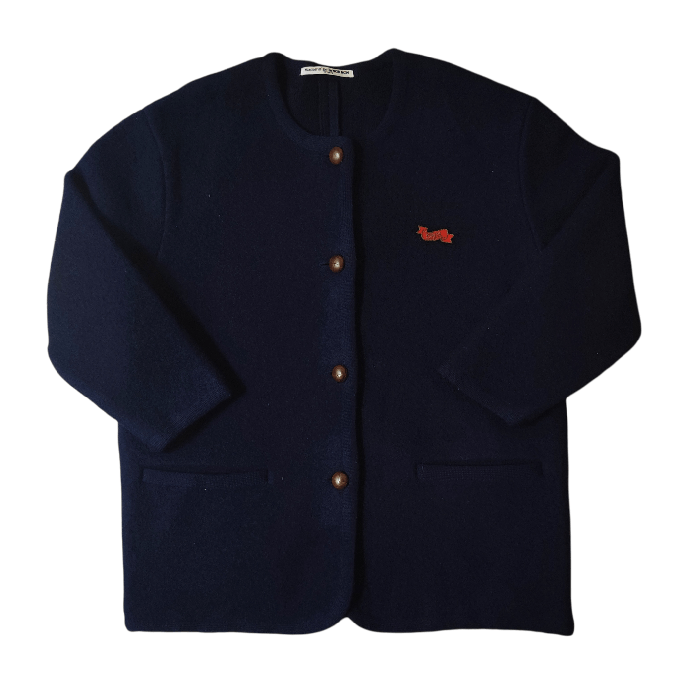 Mademoiselle Non Non Vintage Mademoiselle Non Non Heavy Jacket Wool Size US L / EU 52-54 / 3 - 1 Thumbnail