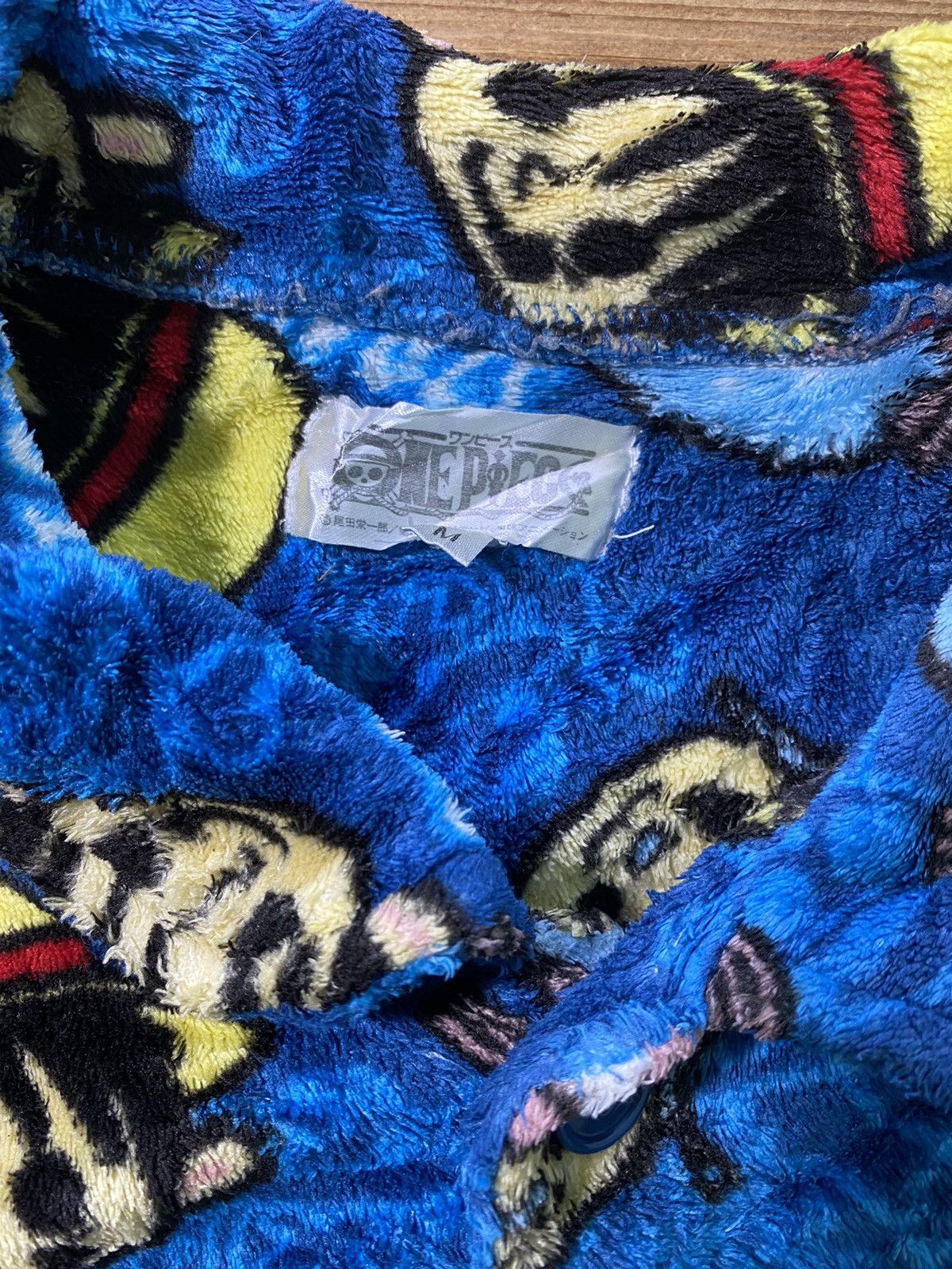 Anime × One Piece × Vintage Vintage One Piece All Over fleece Button Up Size M Size US M / EU 48-50 / 2 - 4 Thumbnail