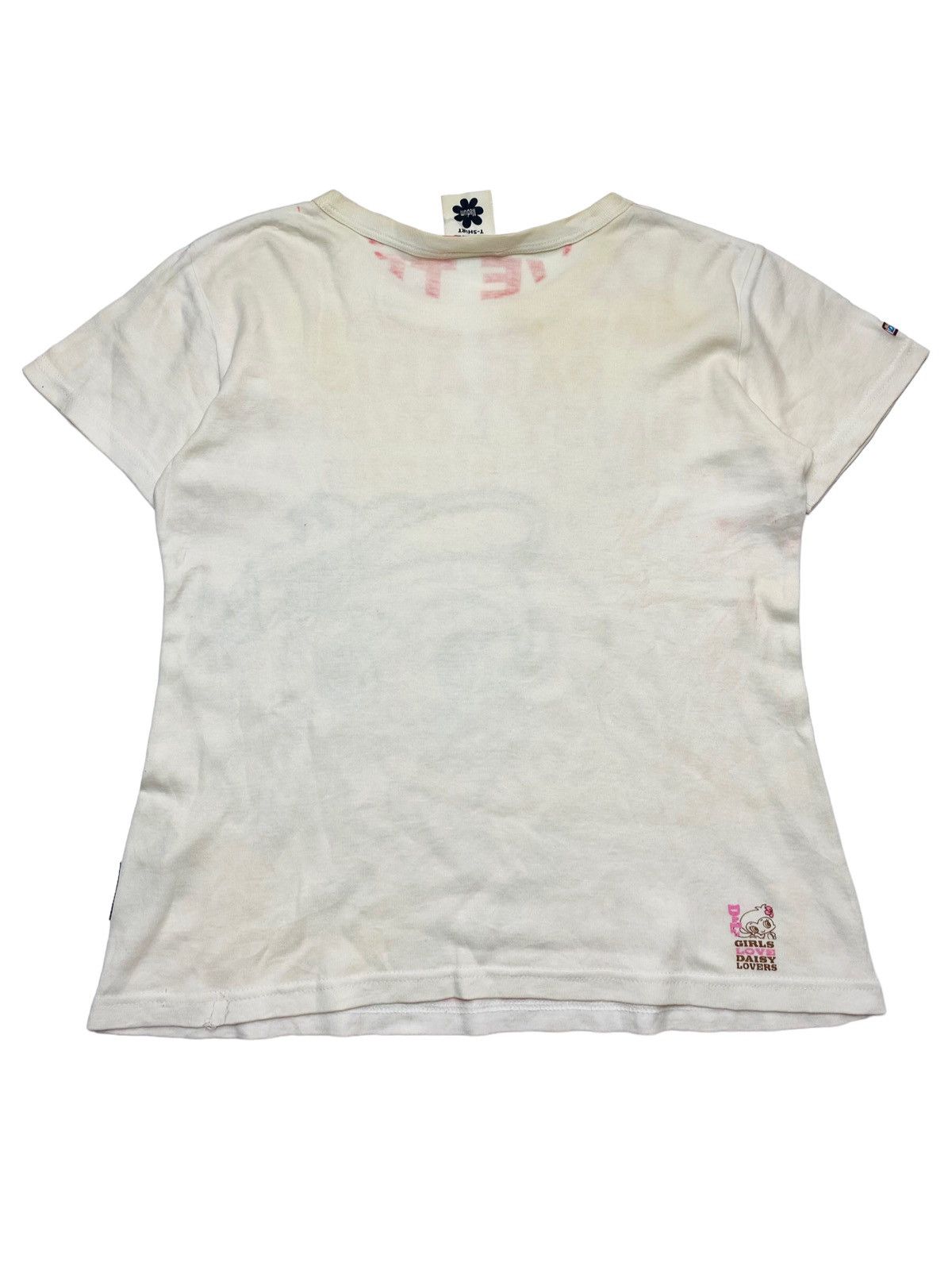 Angel Blue 2000s Daisy Lovers - All Over Printed Baby Tee Size S / US 4 / IT 40 - 2 Thumbnail