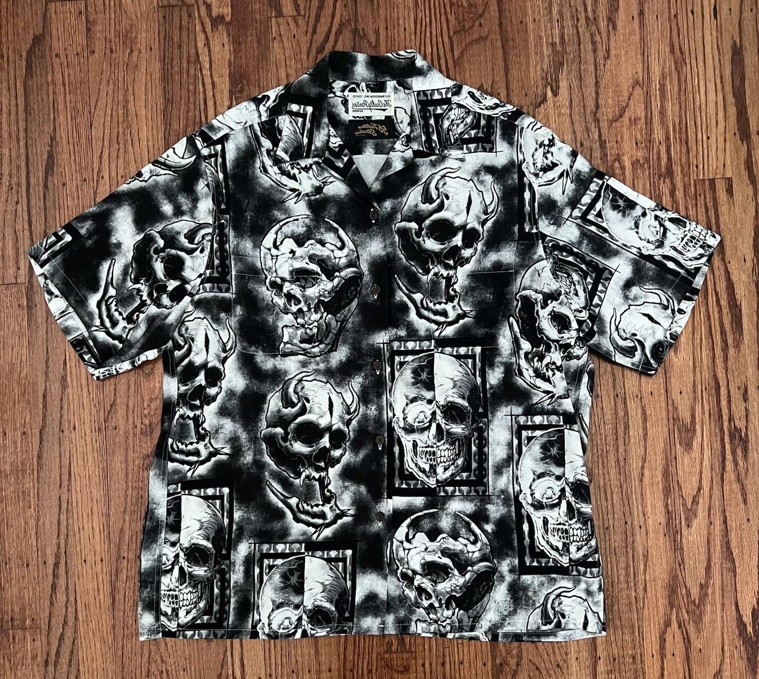 Wacko Maria 56 Tattoo Studio x Wacko Maria Skulls Shirt | Grailed